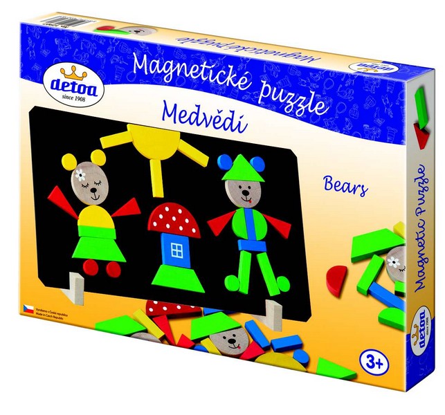 Puzzle magnetické - Medvědi