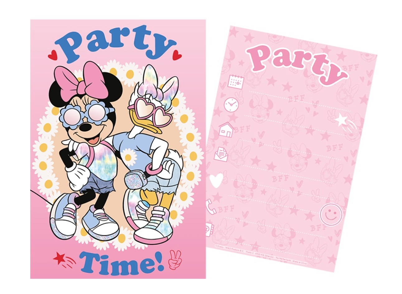 Sada párty 5 pozvánek + 5 obálek Minnie