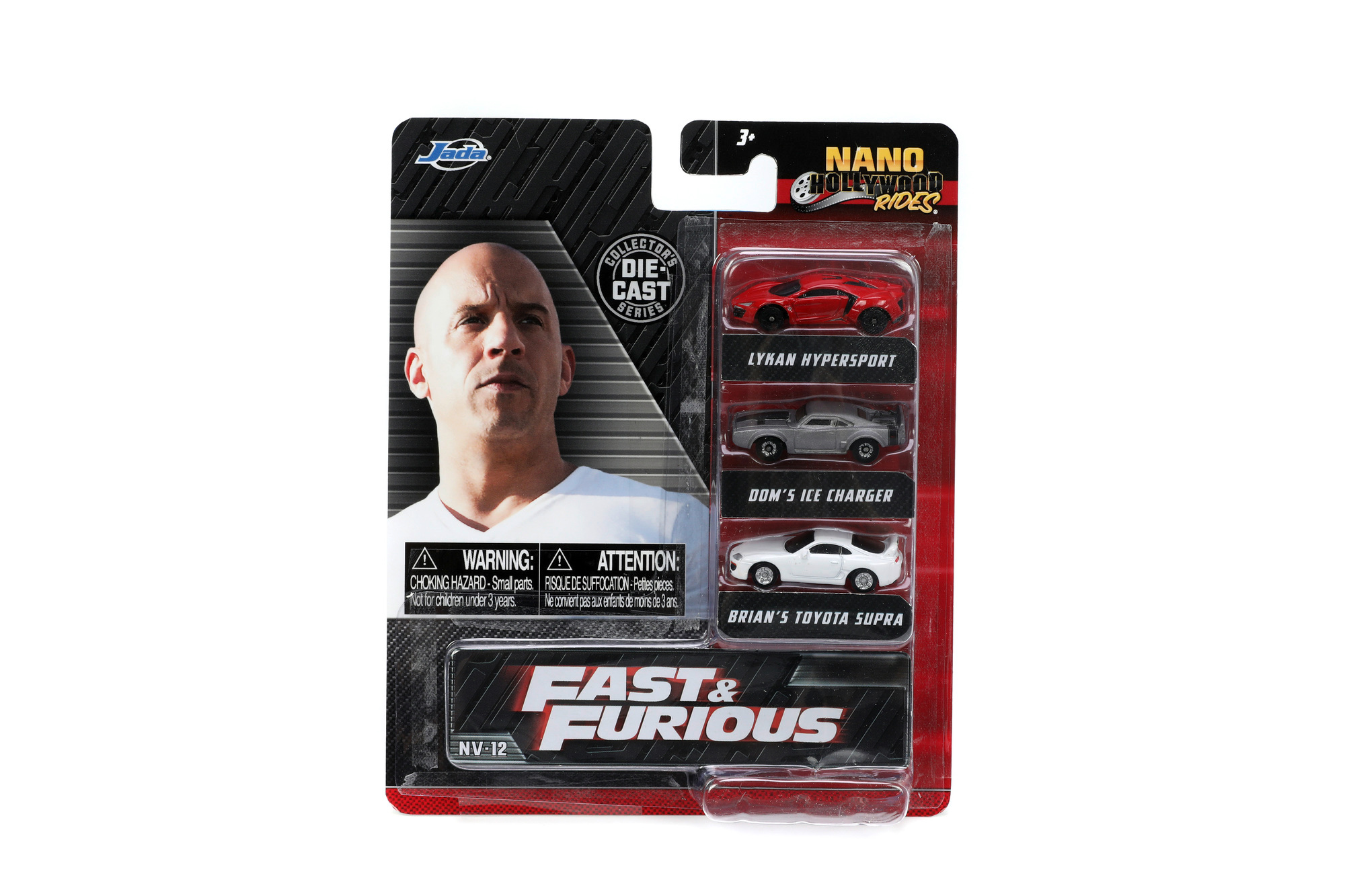 Rychle a zběsile set 3 aut Nano Cars Wave 4
