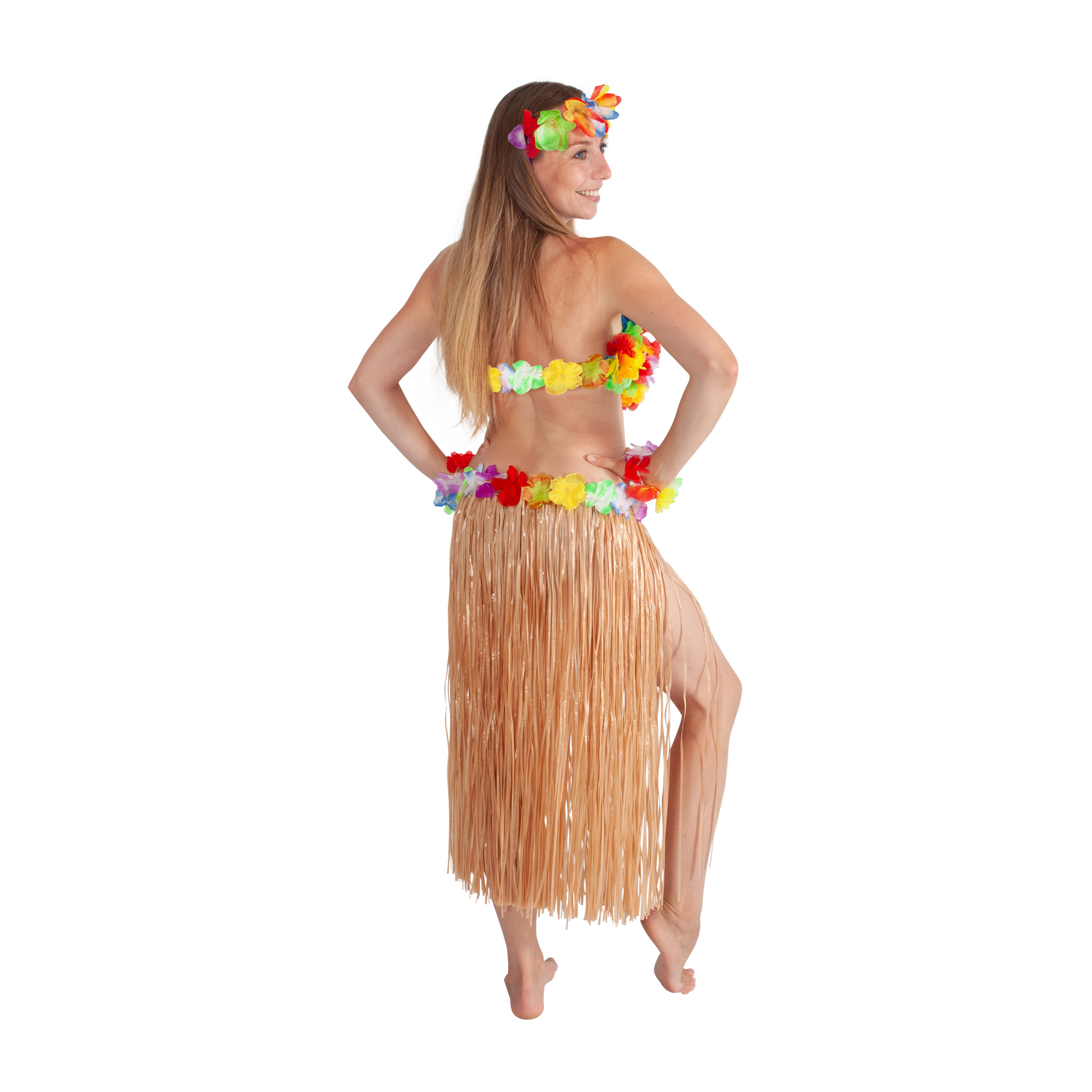 Sukně Havaj pro dospělé přírodní 72 cm