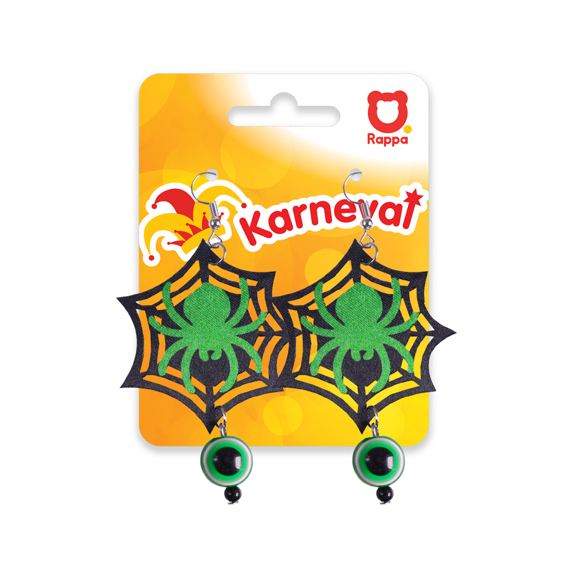 Náušnice pavouci čarodějnické/Halloweenské