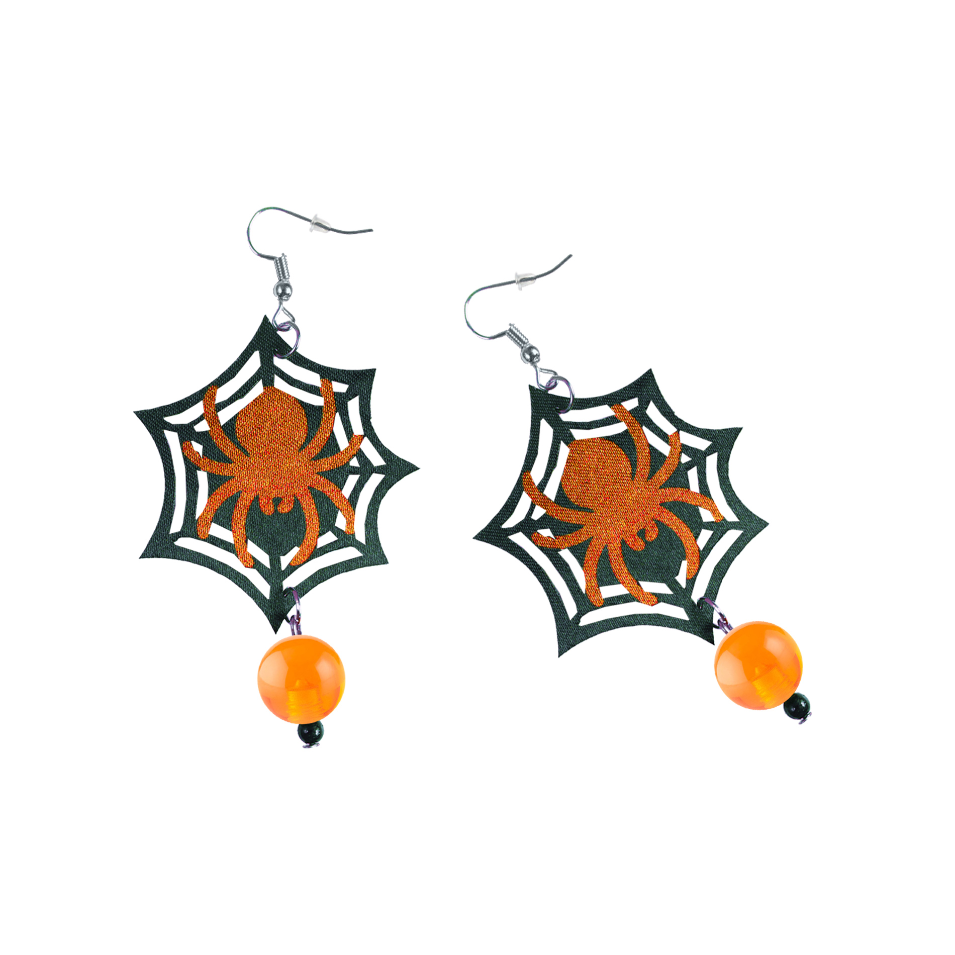 Náušnice pavouci čarodějnické/Halloweenské