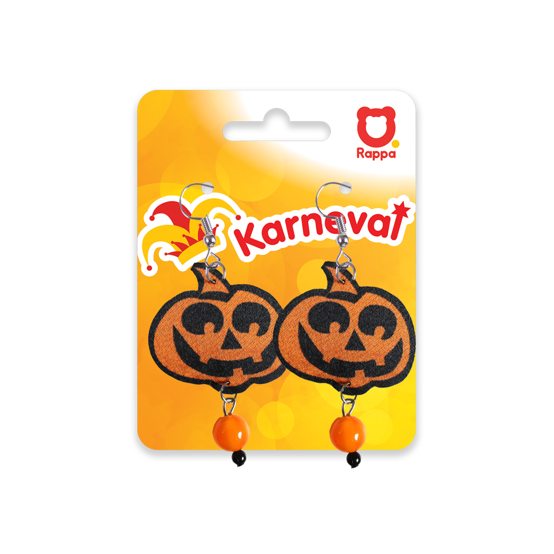 Náušnice dýně Halloween