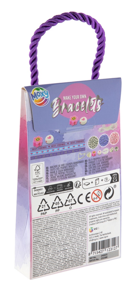 Kreativní set výroba náramků 8 kusů stříbrné