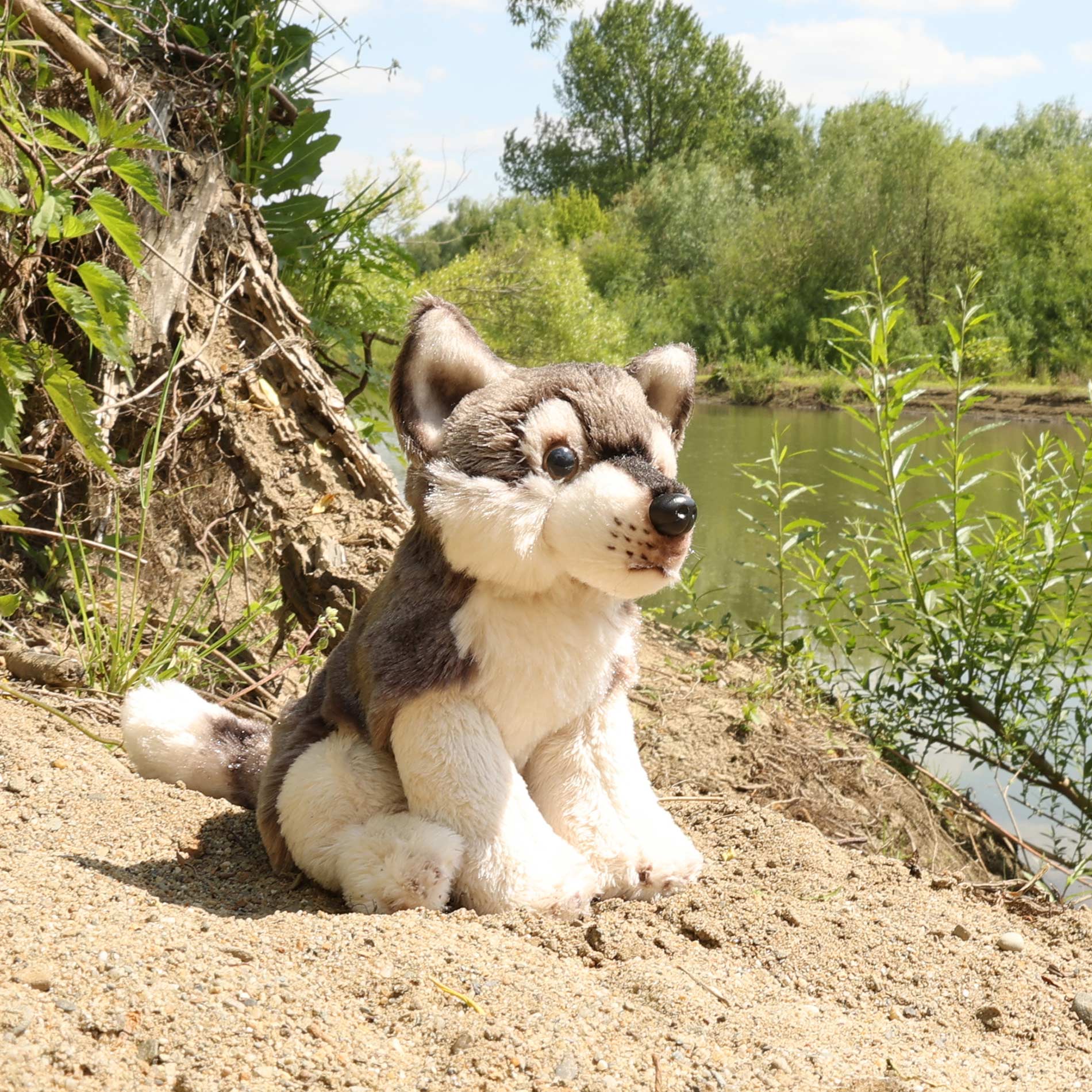 Plyšový vlk 15 cm ECO-FRIENDLY