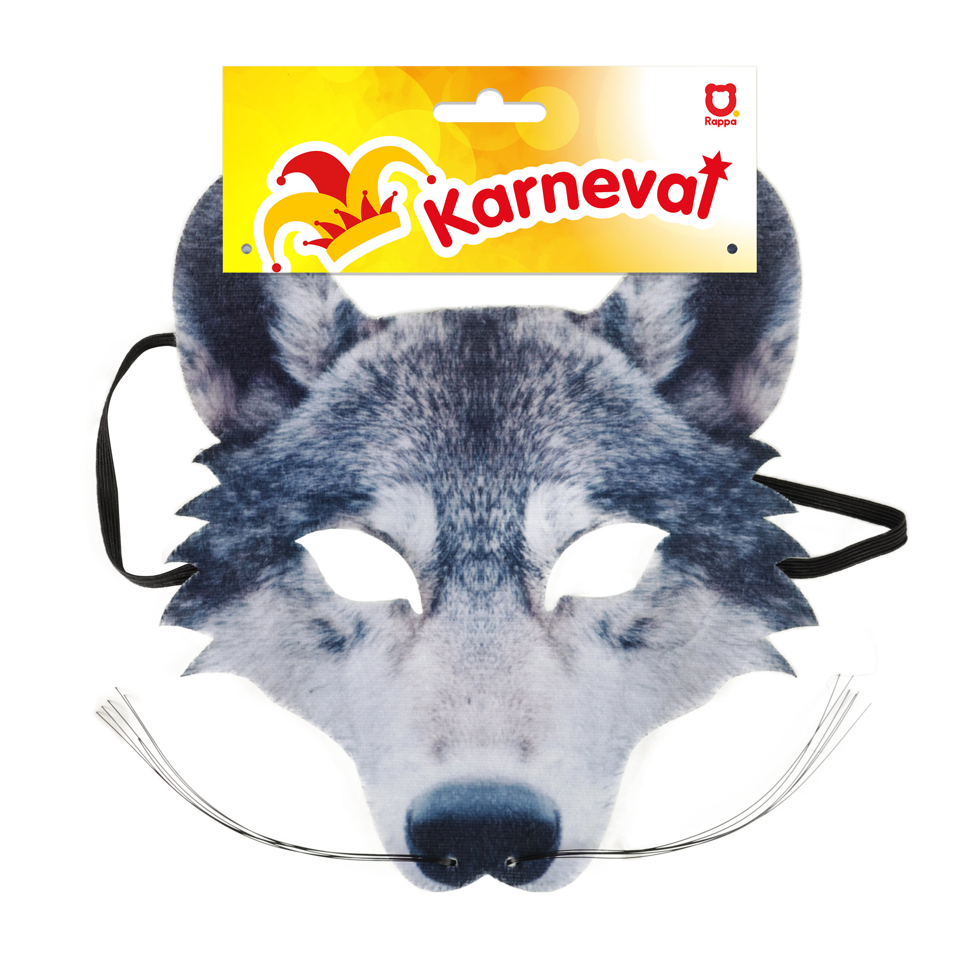 Maska vlk s vousy dětská