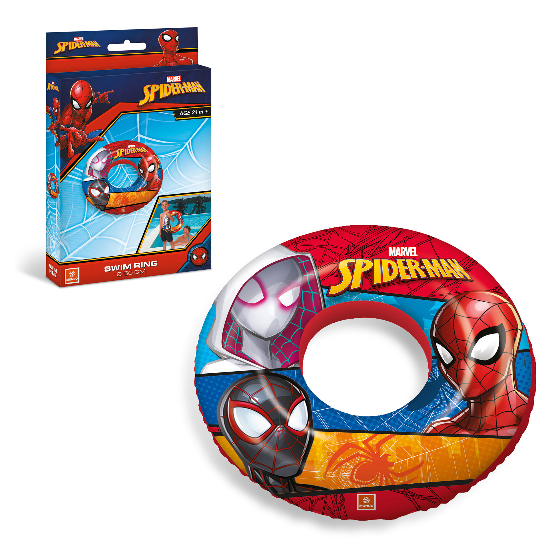 Nafukovací kruh Spider-man 50 cm