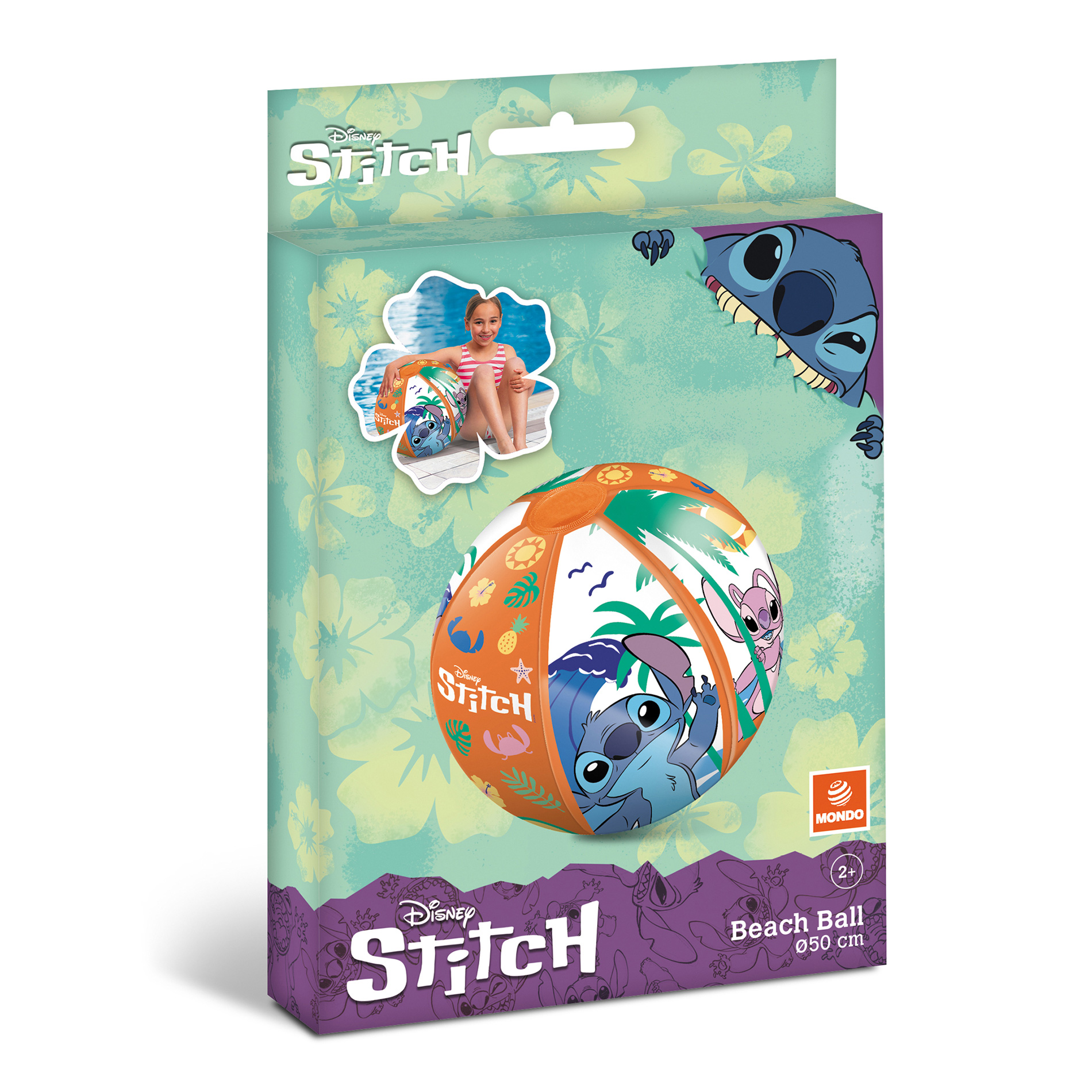 Nafukovací míč Stitch 50 cm 