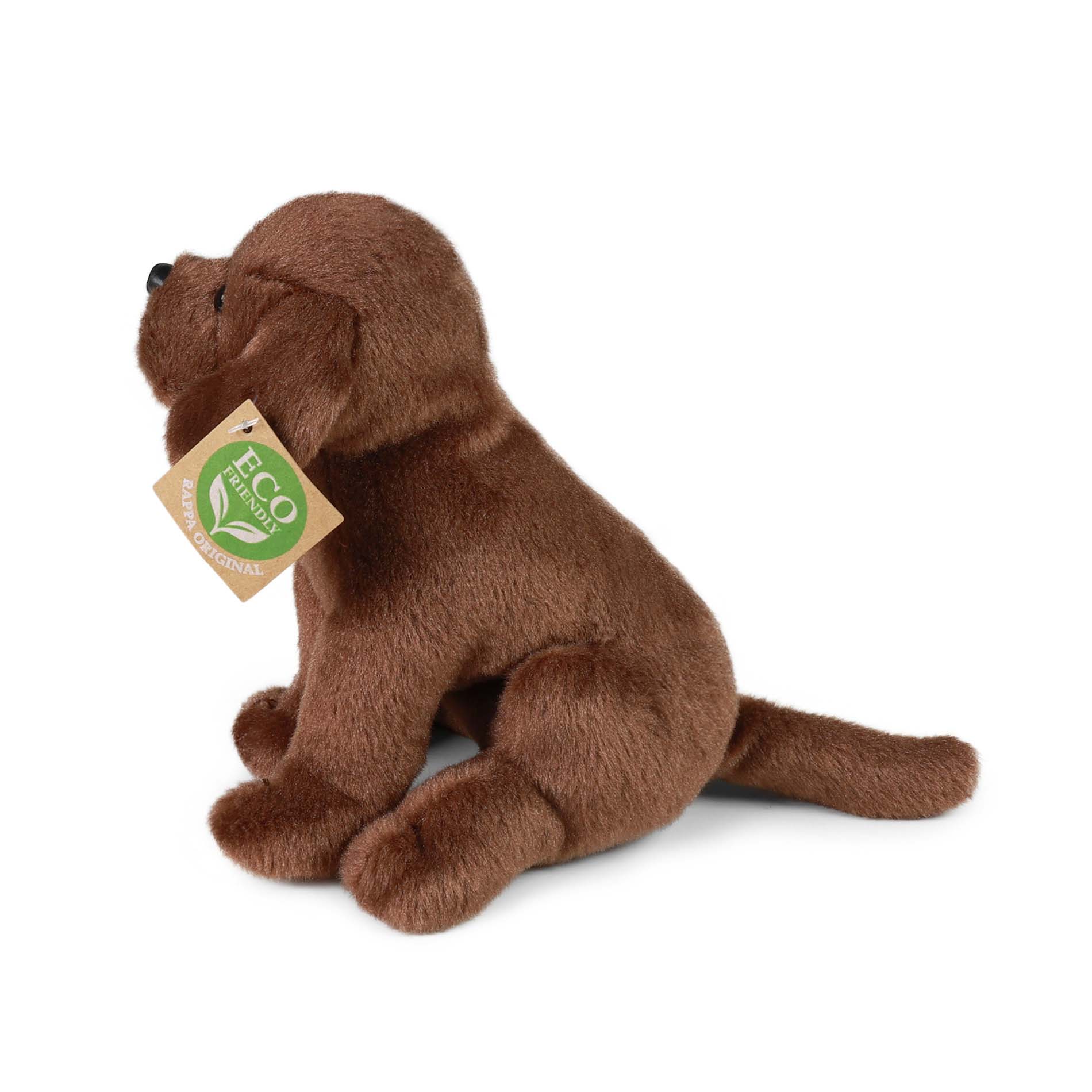 Plyšový pes labrador sedící 20 cm ECO-FRIENDLY
