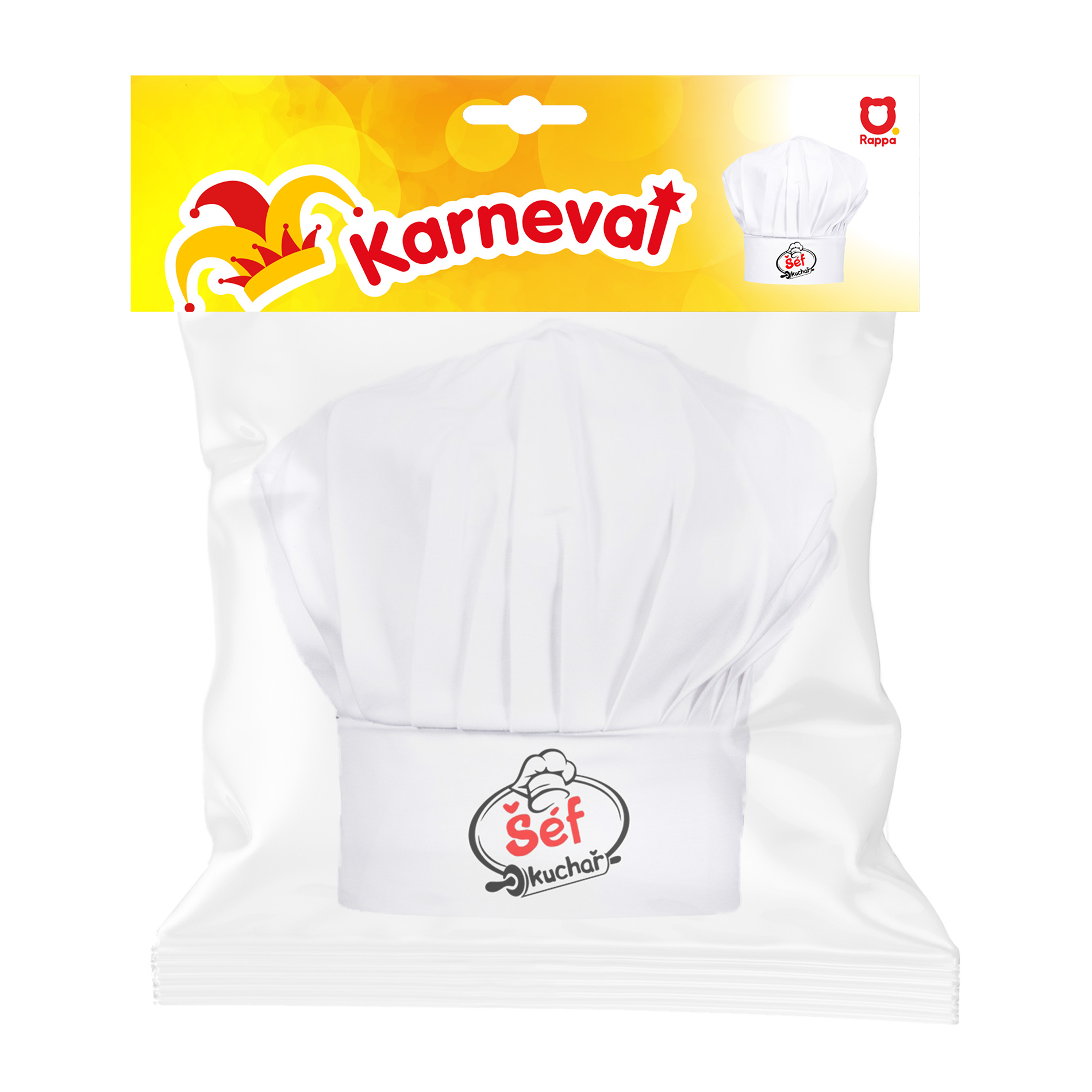 Čepice kuchař dětská