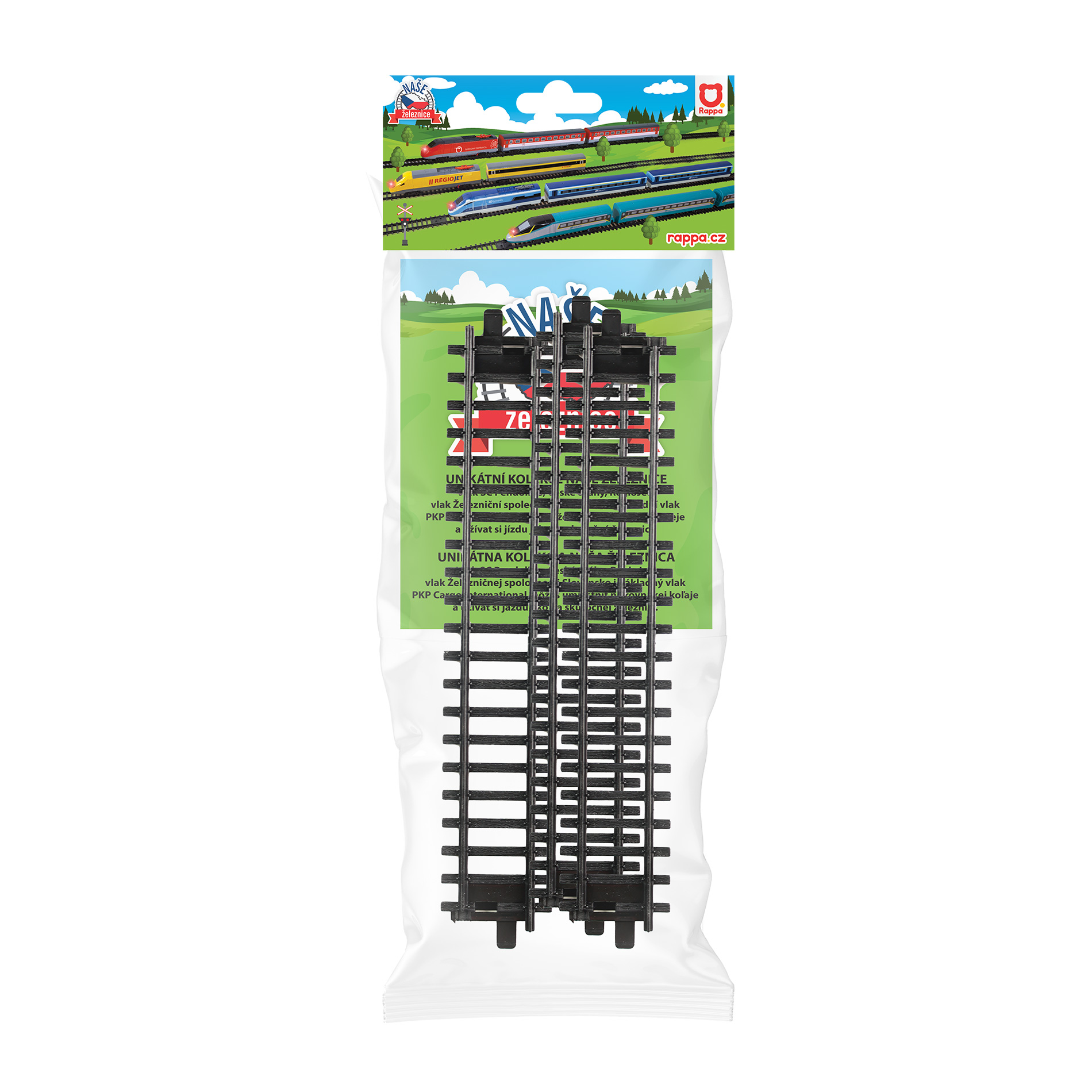 Koleje rovné - 4 ks