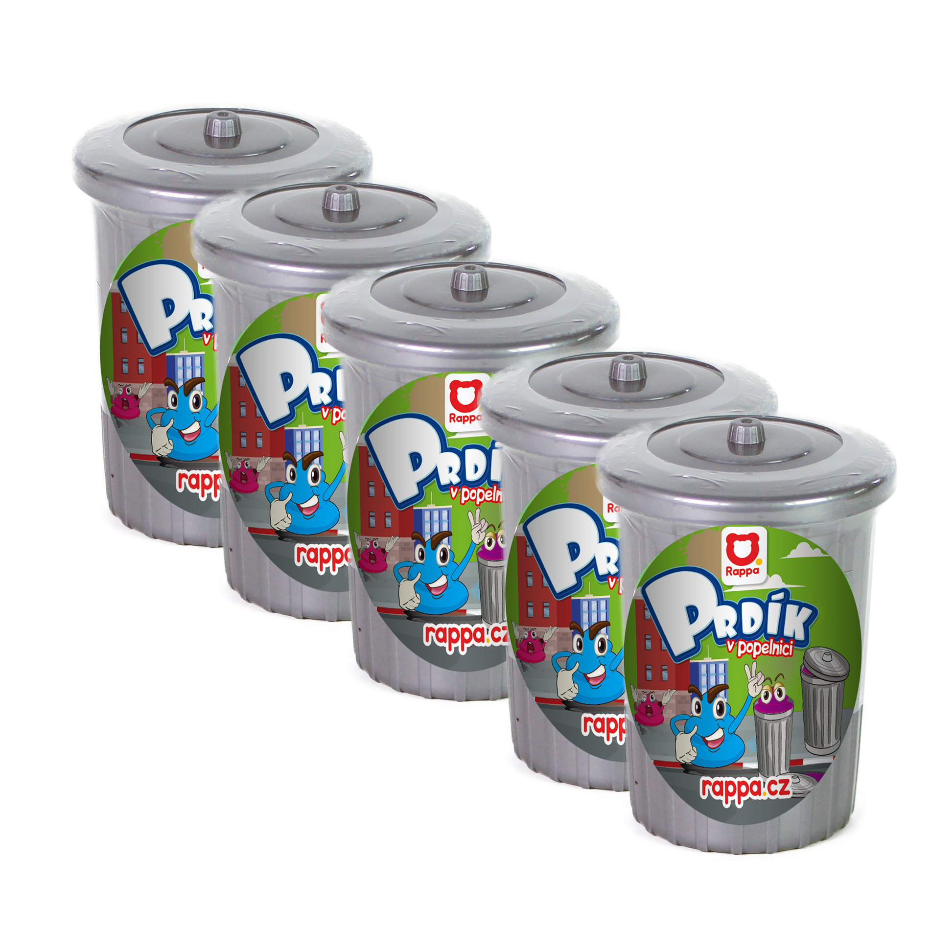 Prdík - prdící hmota v popelnici