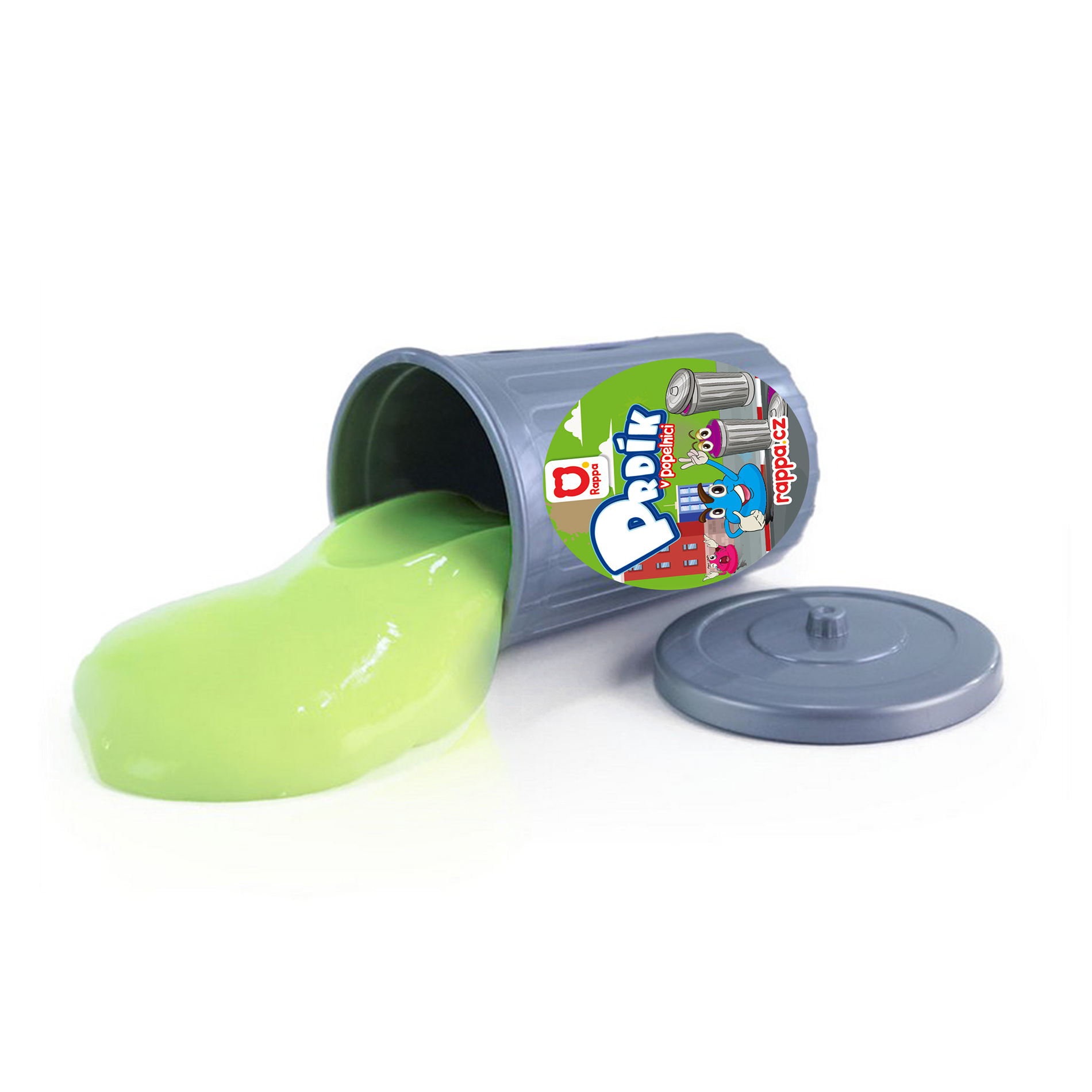 Prdík - prdící hmota v popelnici