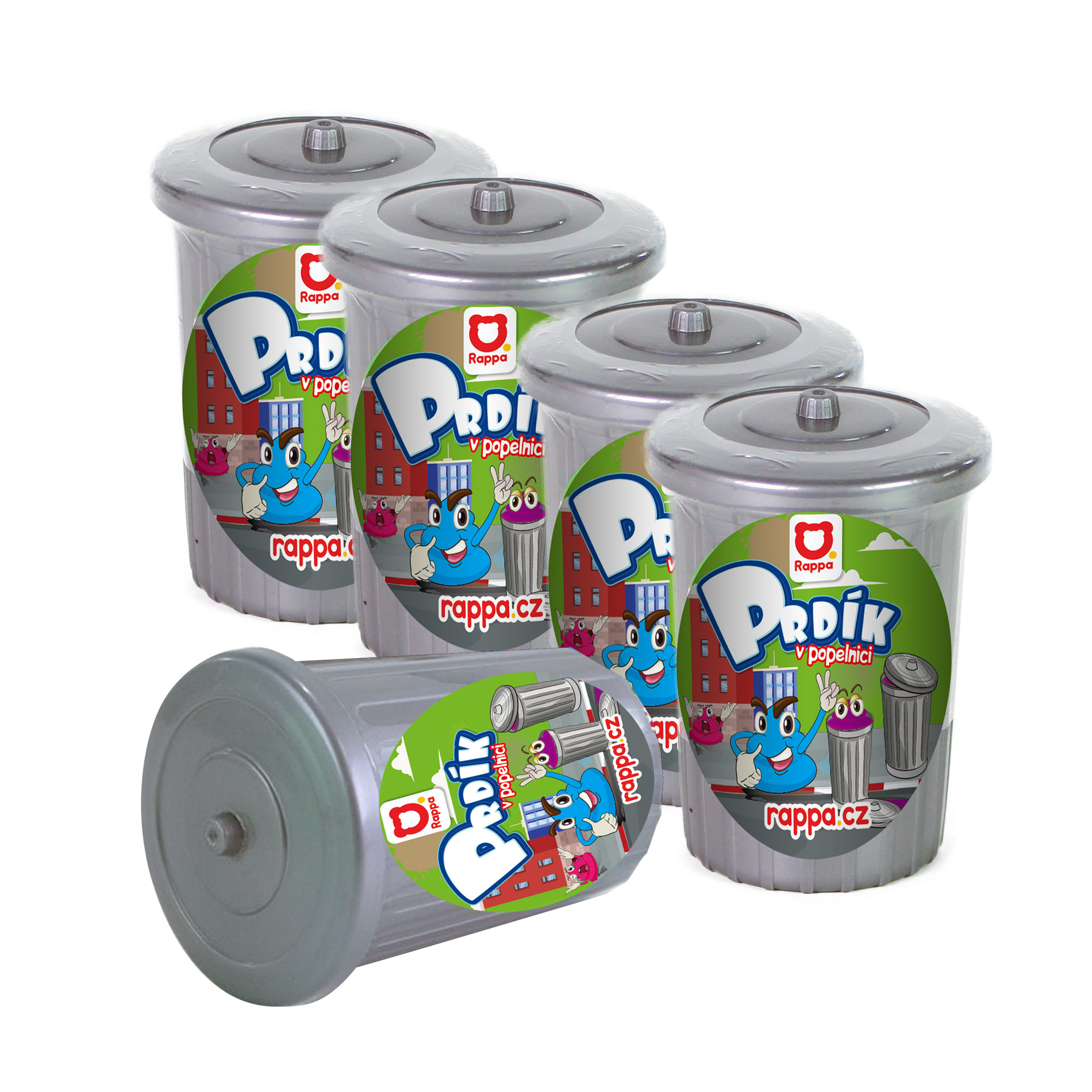 Prdík - prdící hmota v popelnici