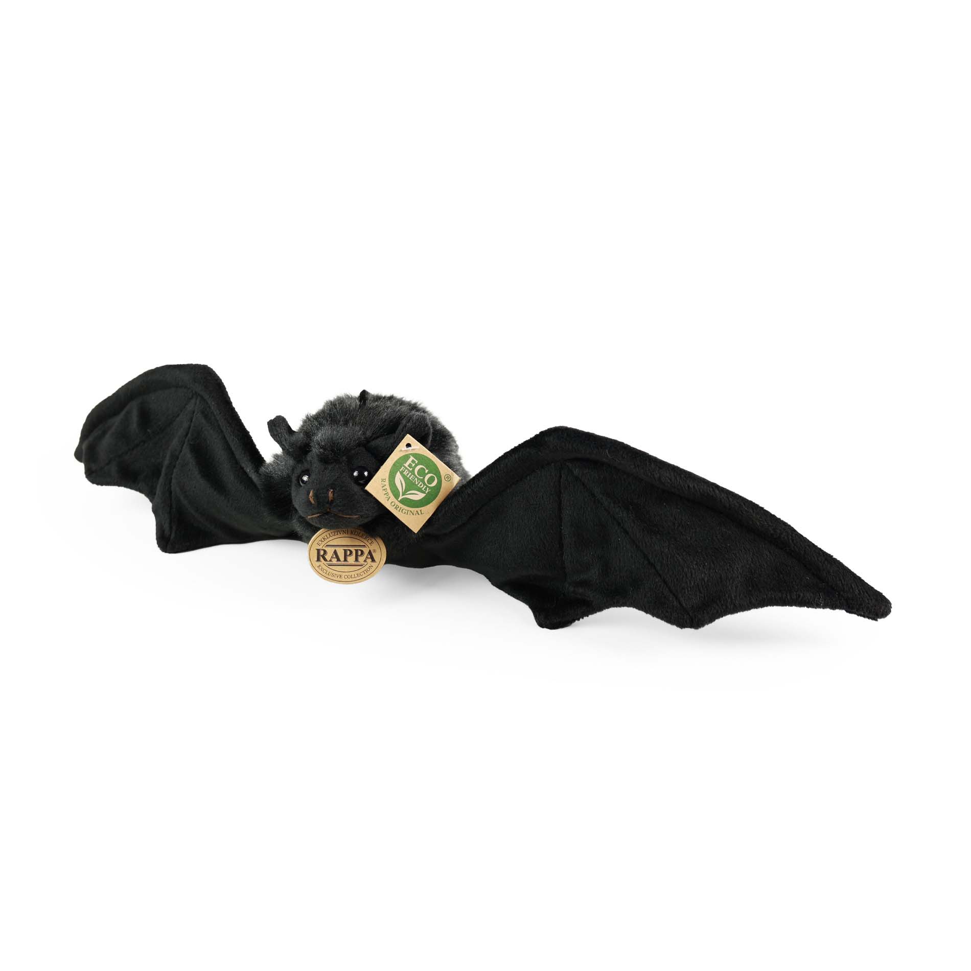 Plyšový netopýr černý 50 cm ECO-FRIENDLY
