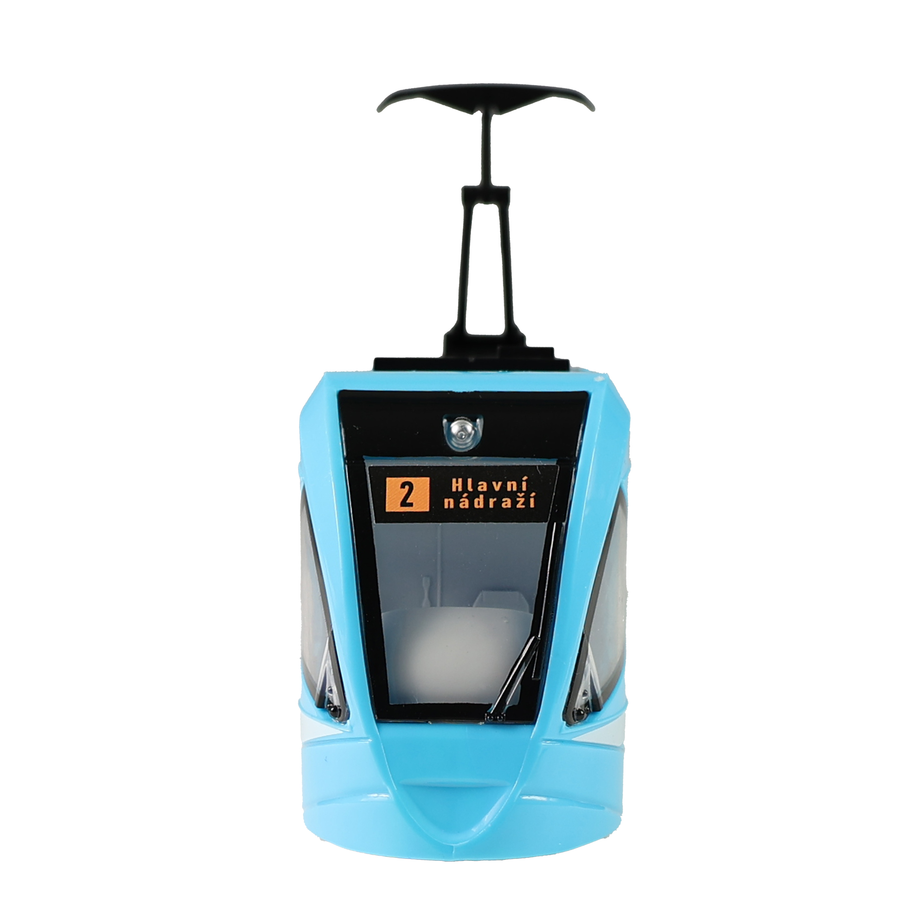 Moderní tramvaj DPO Ostrava modrá 47 cm