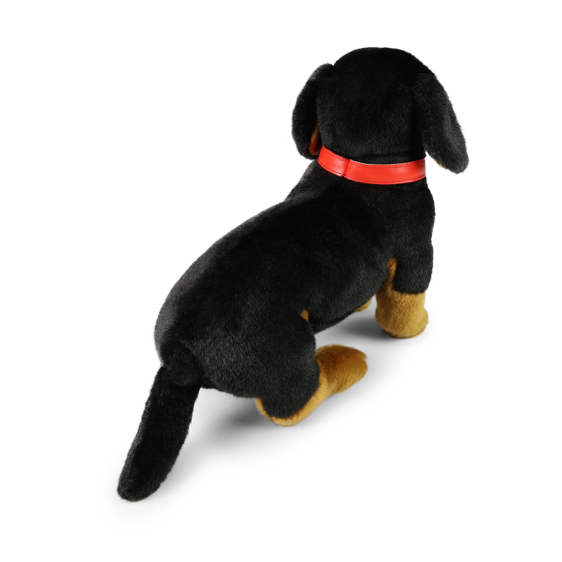 Plyšový pes jezevčík s obojkem 36 cm ECO-FRIENDLY