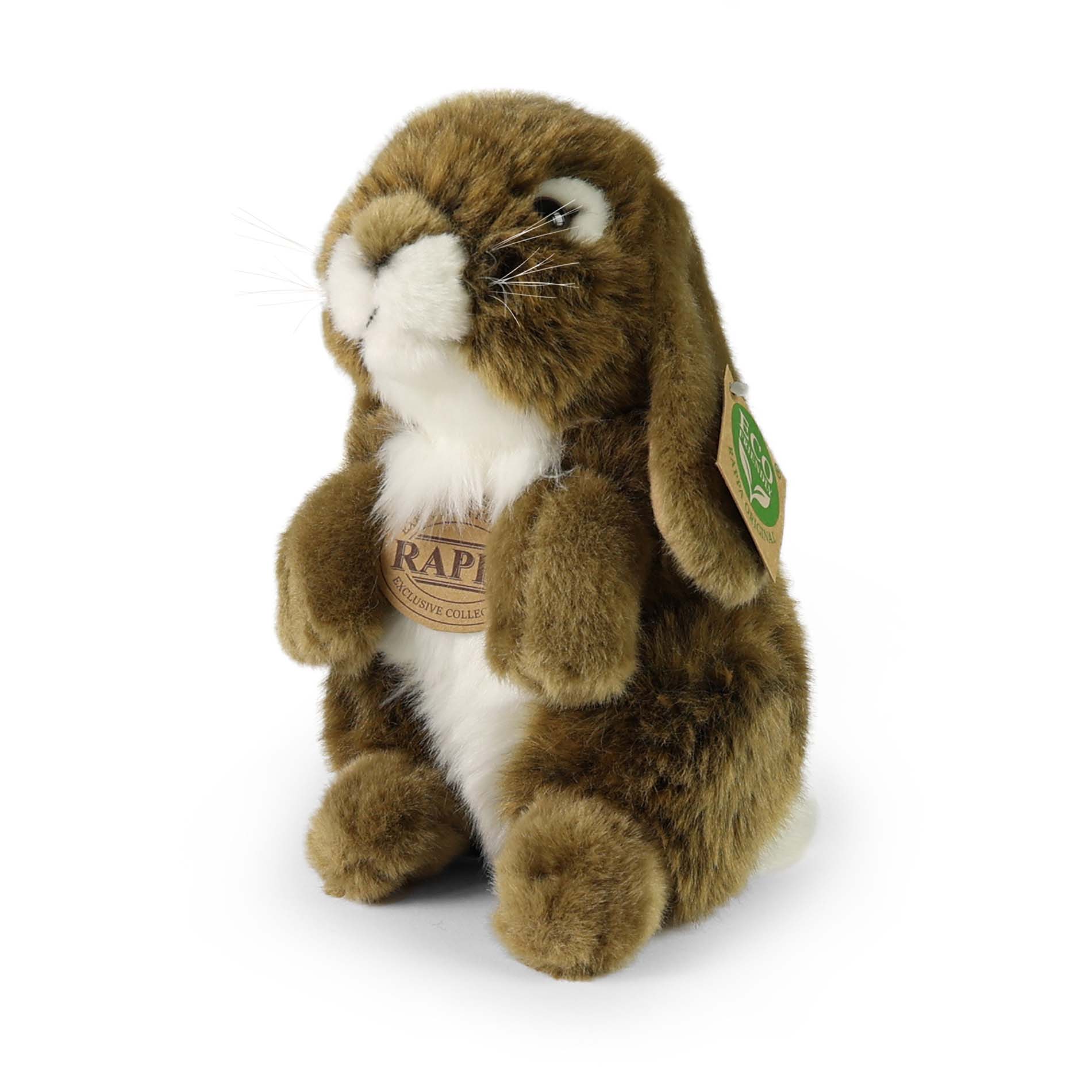 Plyšový králík hnědý 18 cm ECO-FRIENDLY
