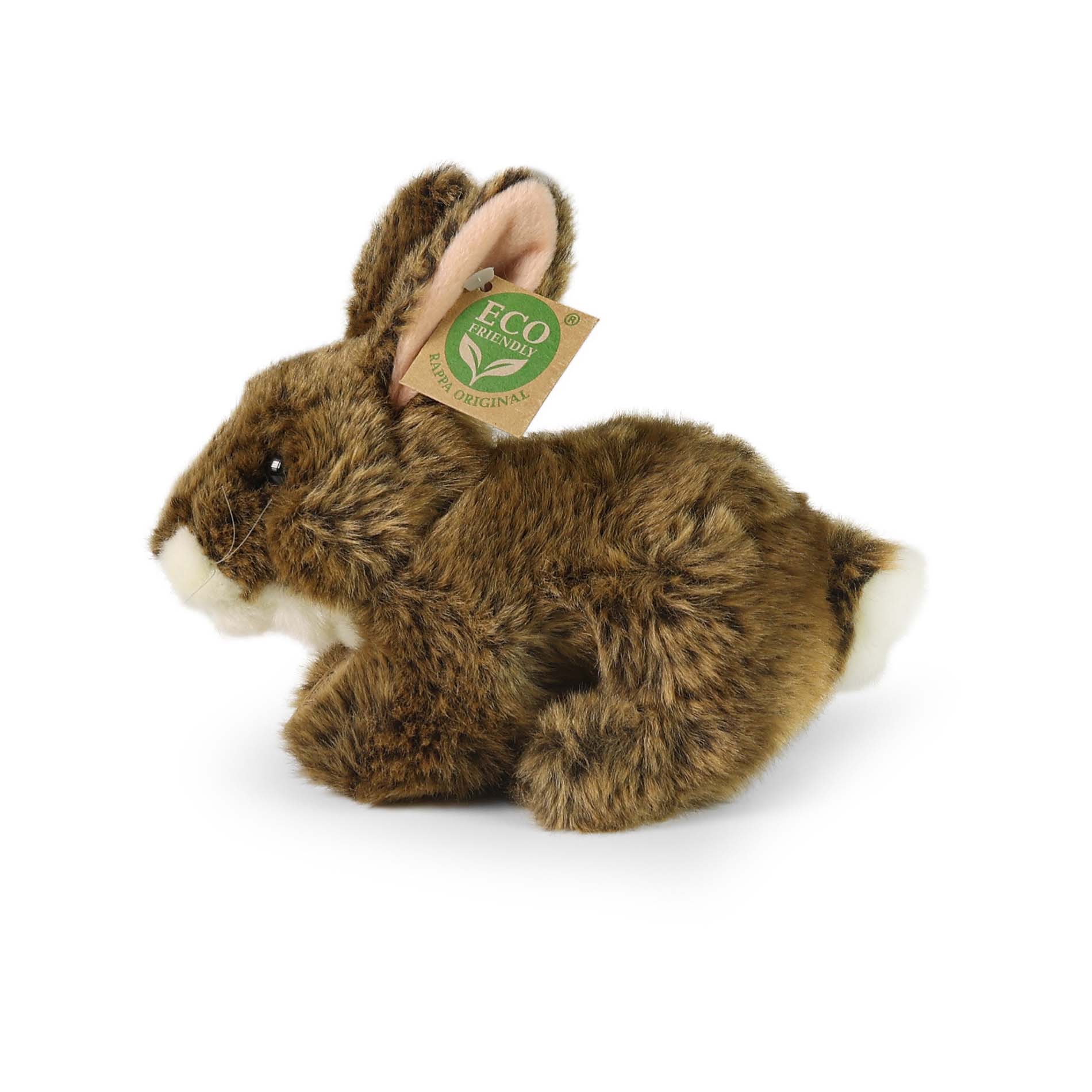 Plyšový králík hnědý 17 cm ECO-FRIENDLY