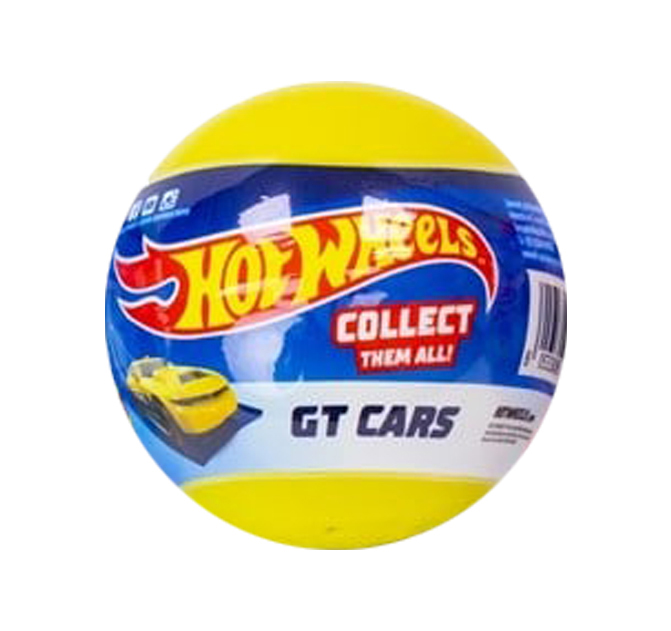Auto Hot Wheels GT v kapsli/kouli 65 mm