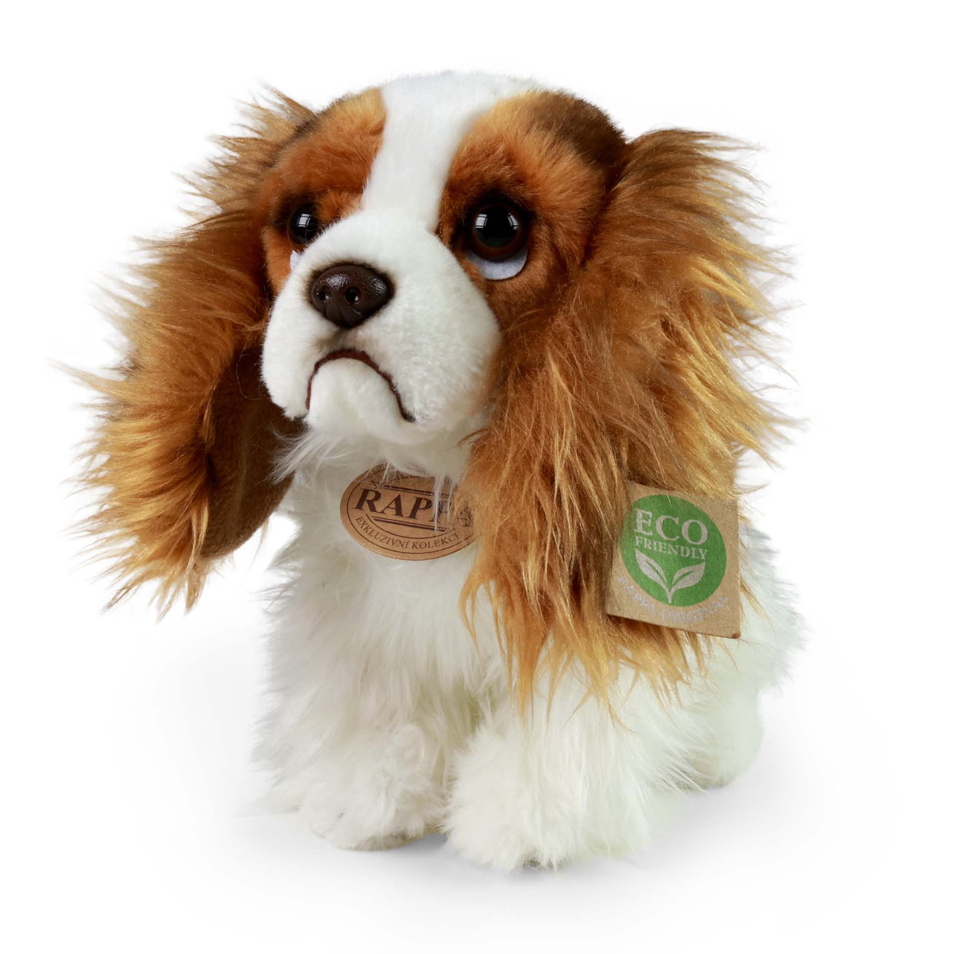 Plyšový pes King Charles španěl 25 cm ECO-FRIENDLY