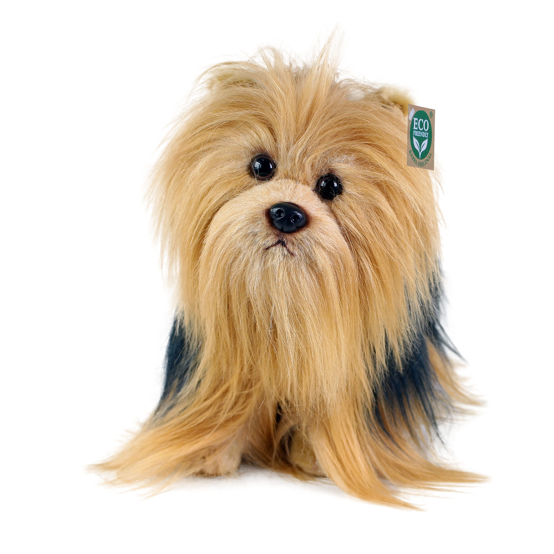 Plyšový jorkšírský teriér stojící 30 cm ECO-FRIENDLY