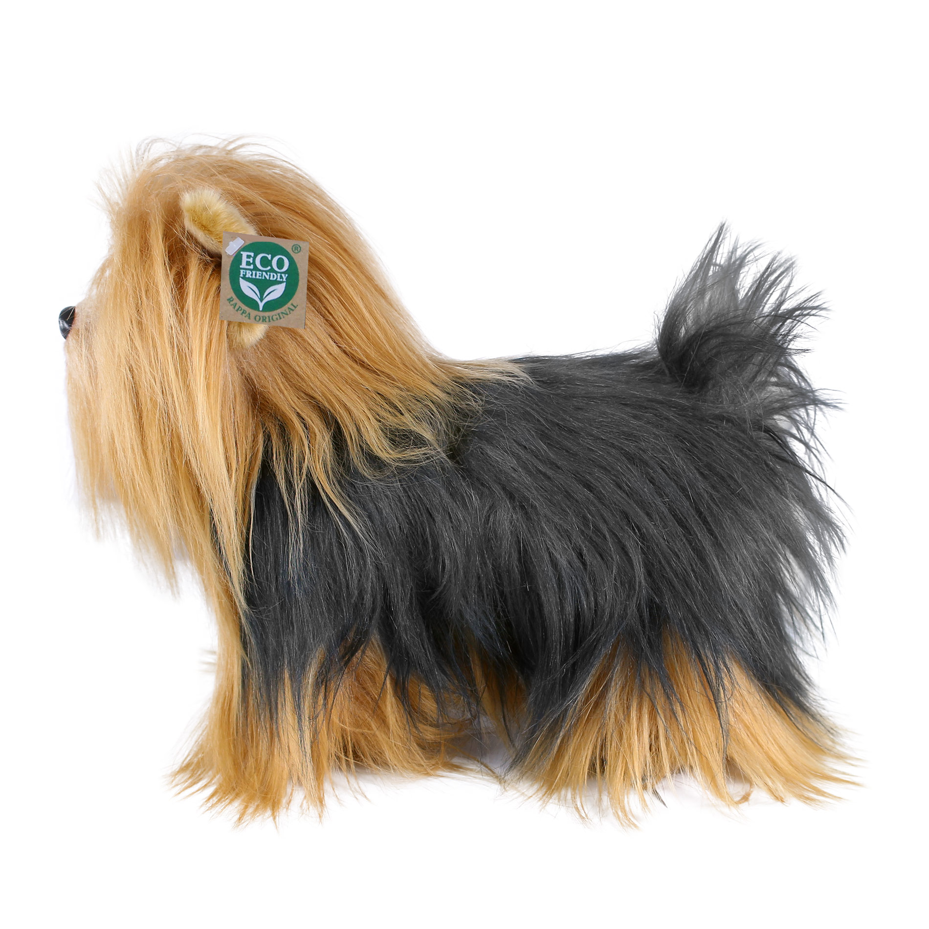 Plyšový jorkšírský teriér stojící 30 cm ECO-FRIENDLY