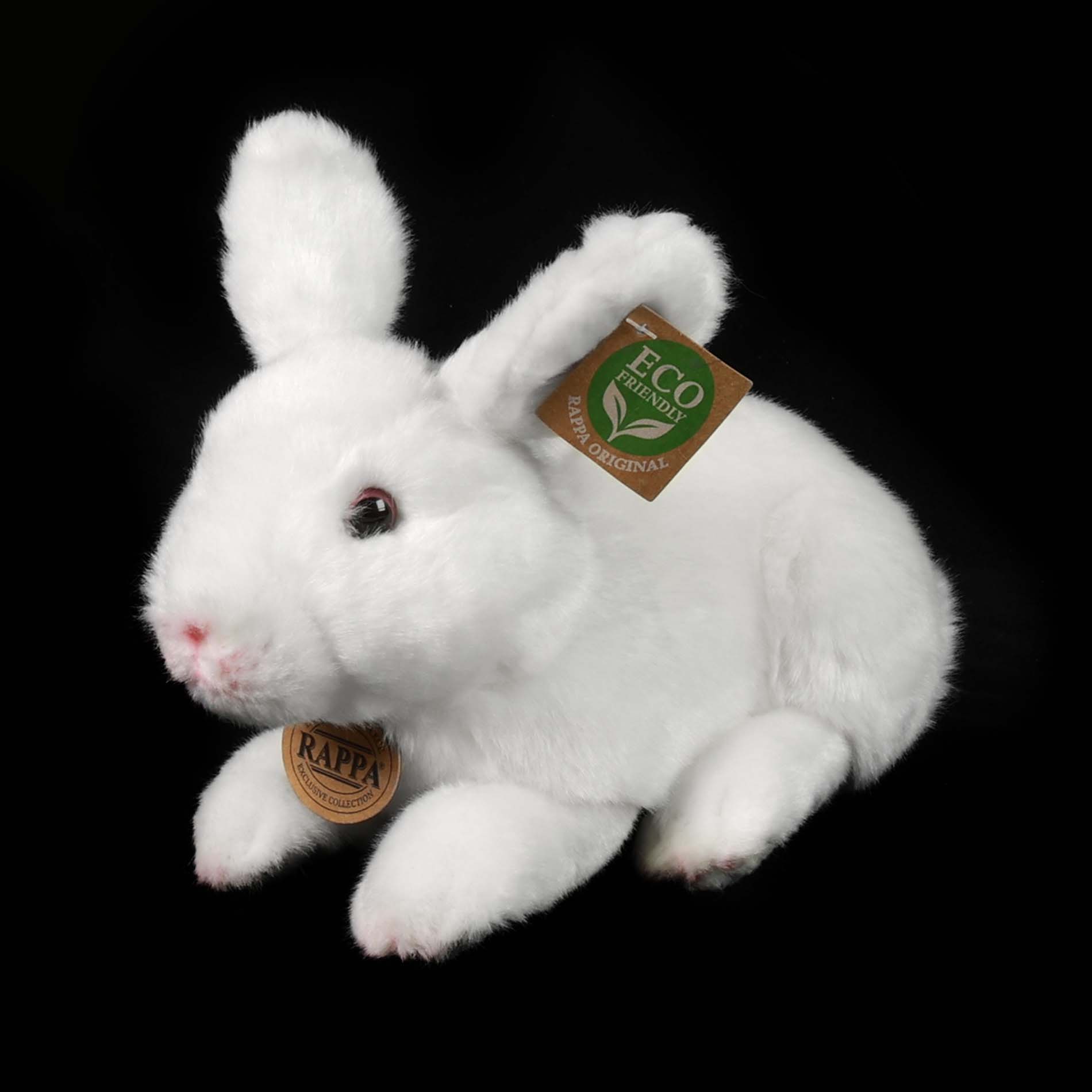 Plyšový králík bílý 23 cm ECO-FRIENDLY