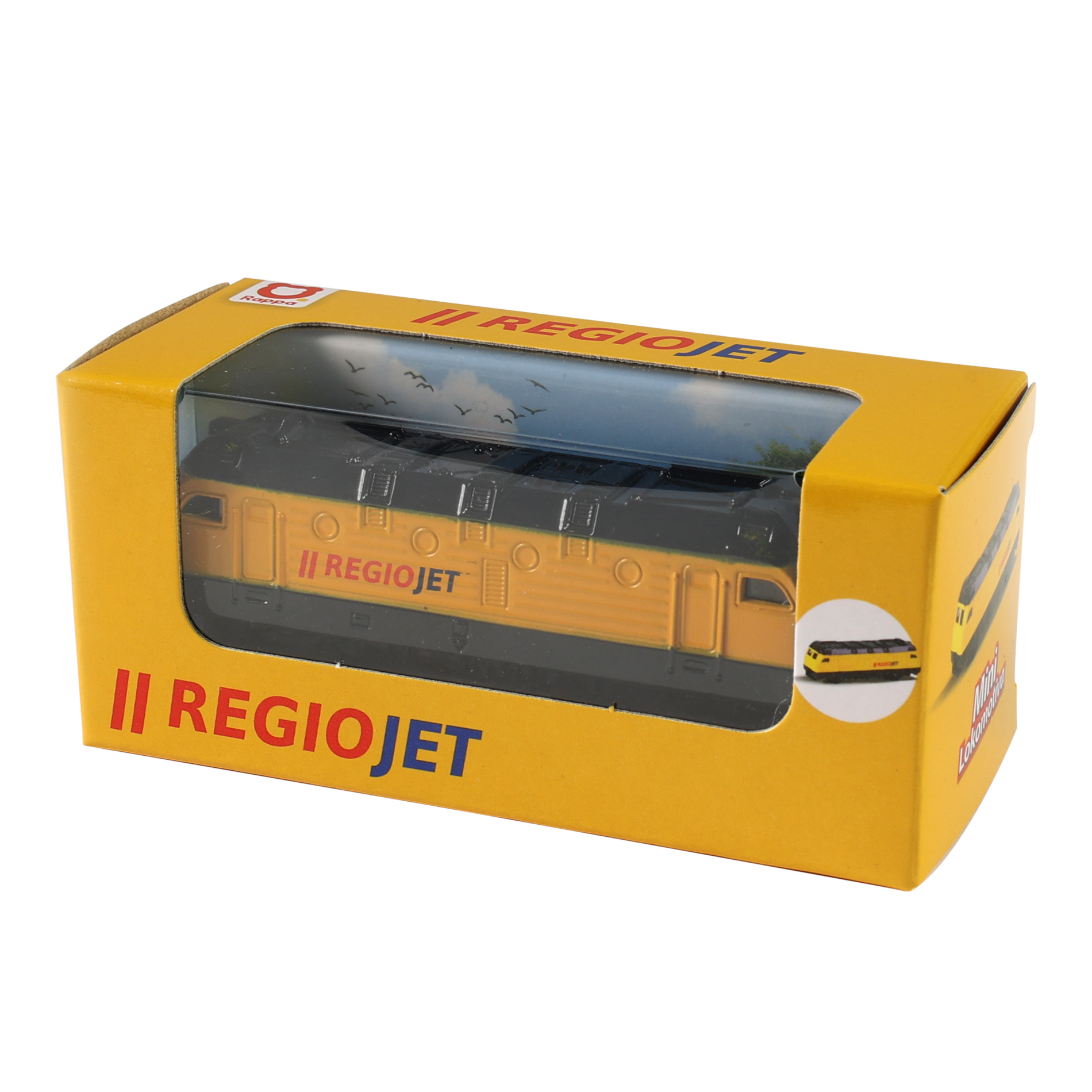 Kovová lokomotiva RegioJet 9 cm