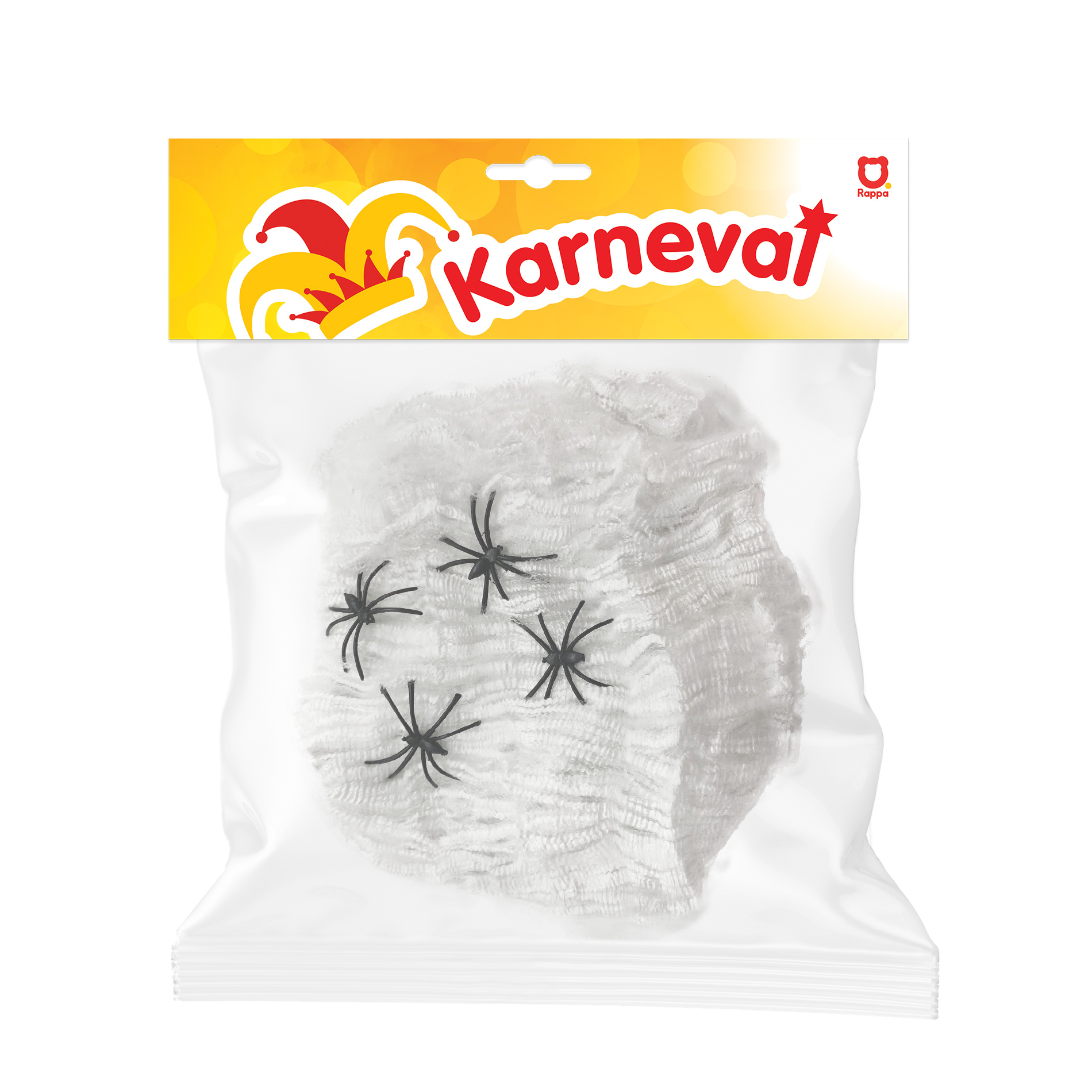 Pavoučí síť s pavouky