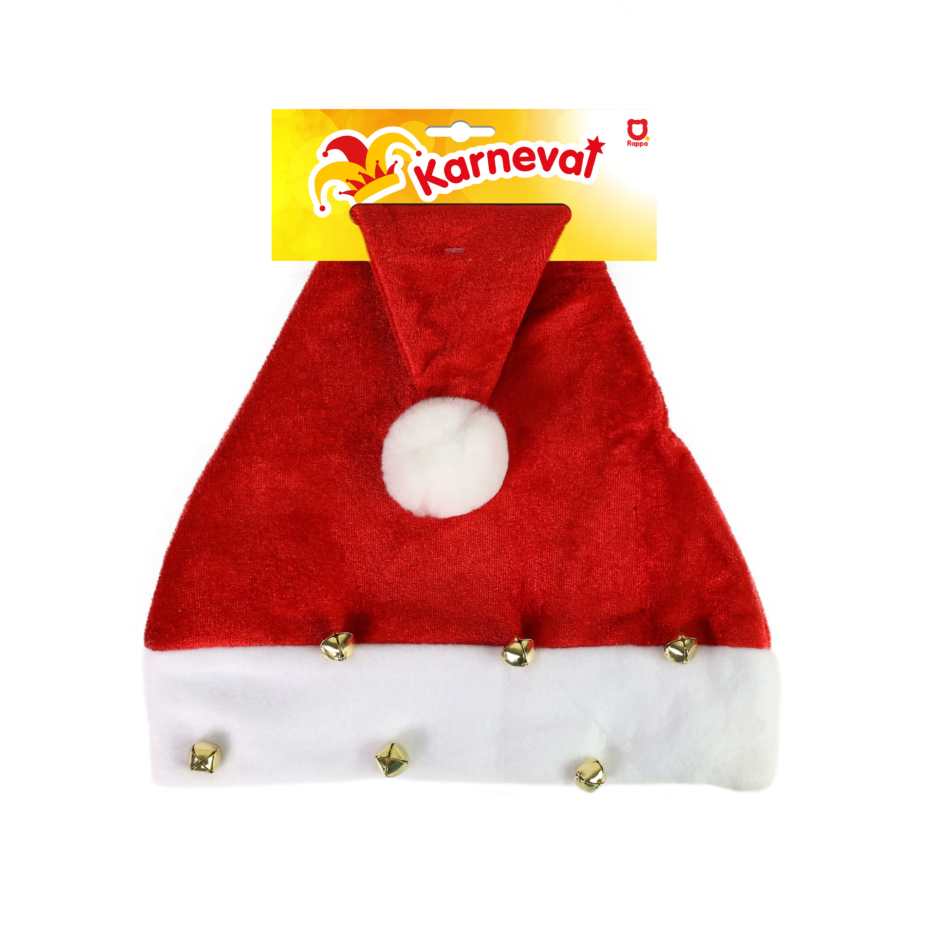 Vánoční čepice s rolničkami