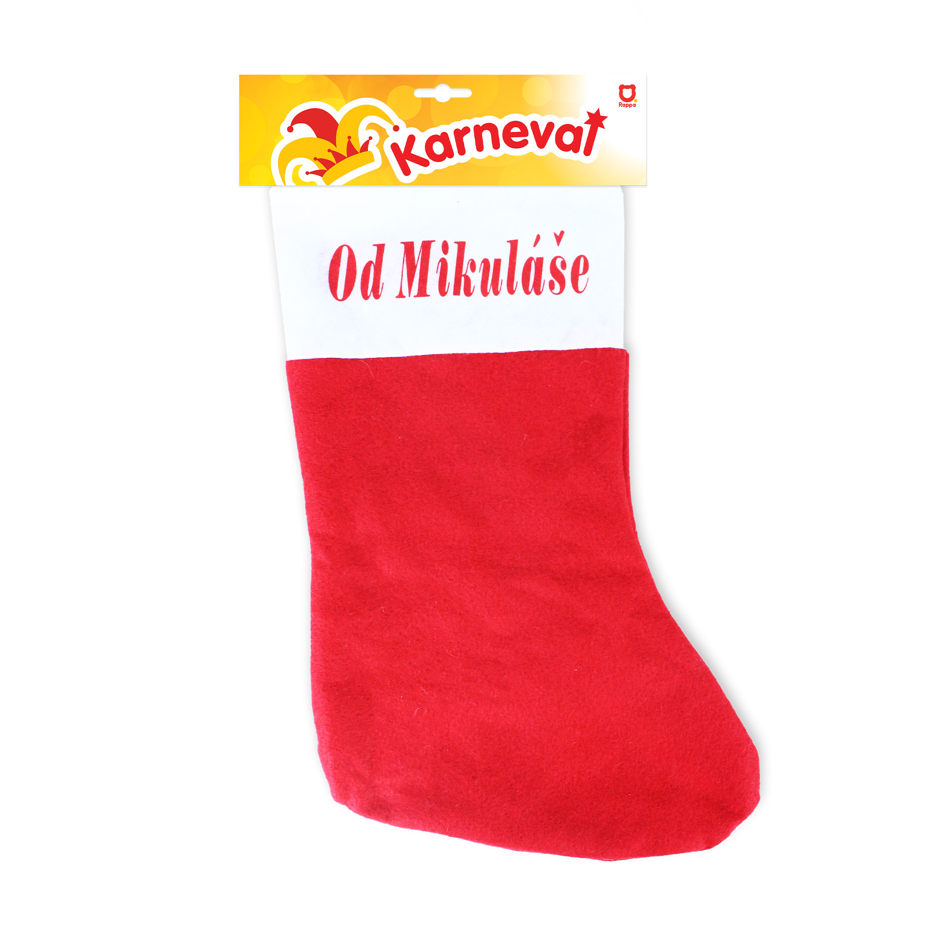 Vánoční punčocha s nápisem Od Mikuláše