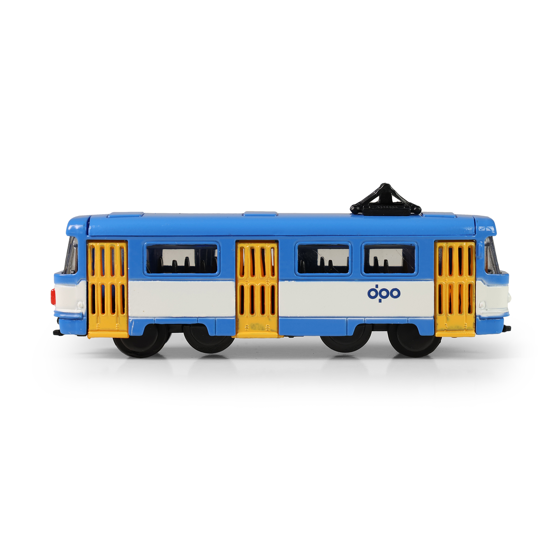 Tramvaj kovová mini DPO Ostrava 8.5 cm