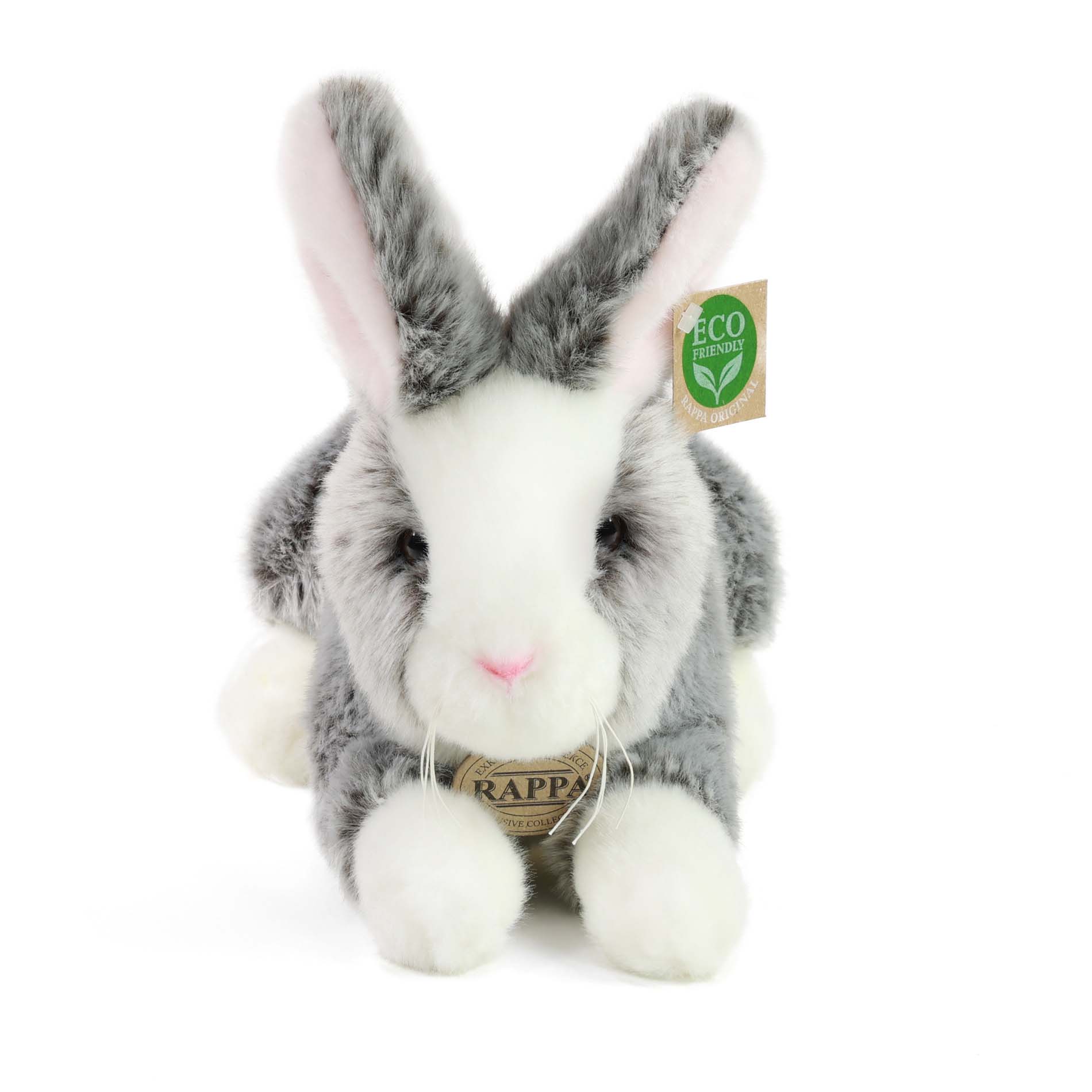 Plyšový králík šedý 23 cm ECO-FRIENDLY
