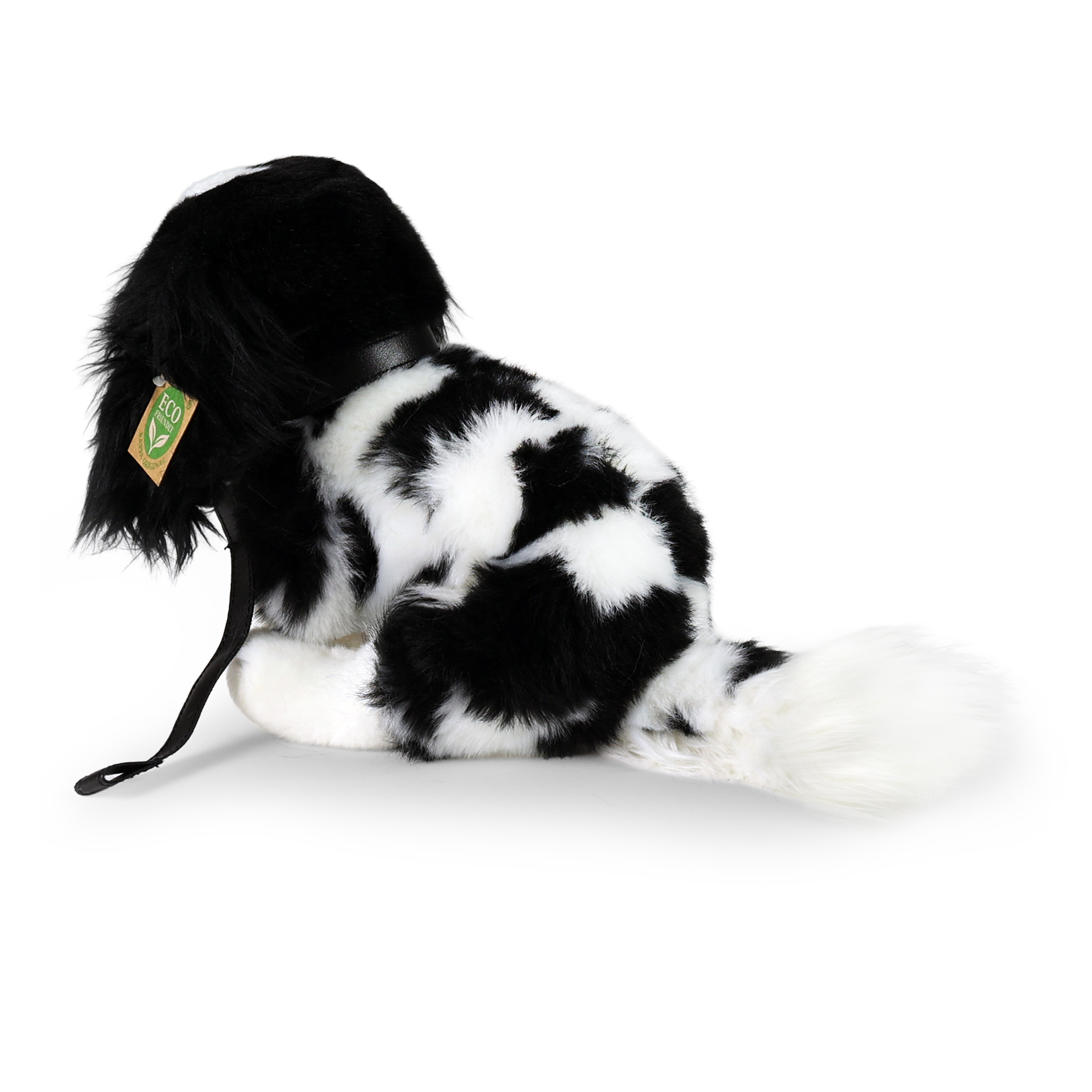 Plyšový pes King Charles španěl s vodítkem 27 cm ECO-FRIENDLY