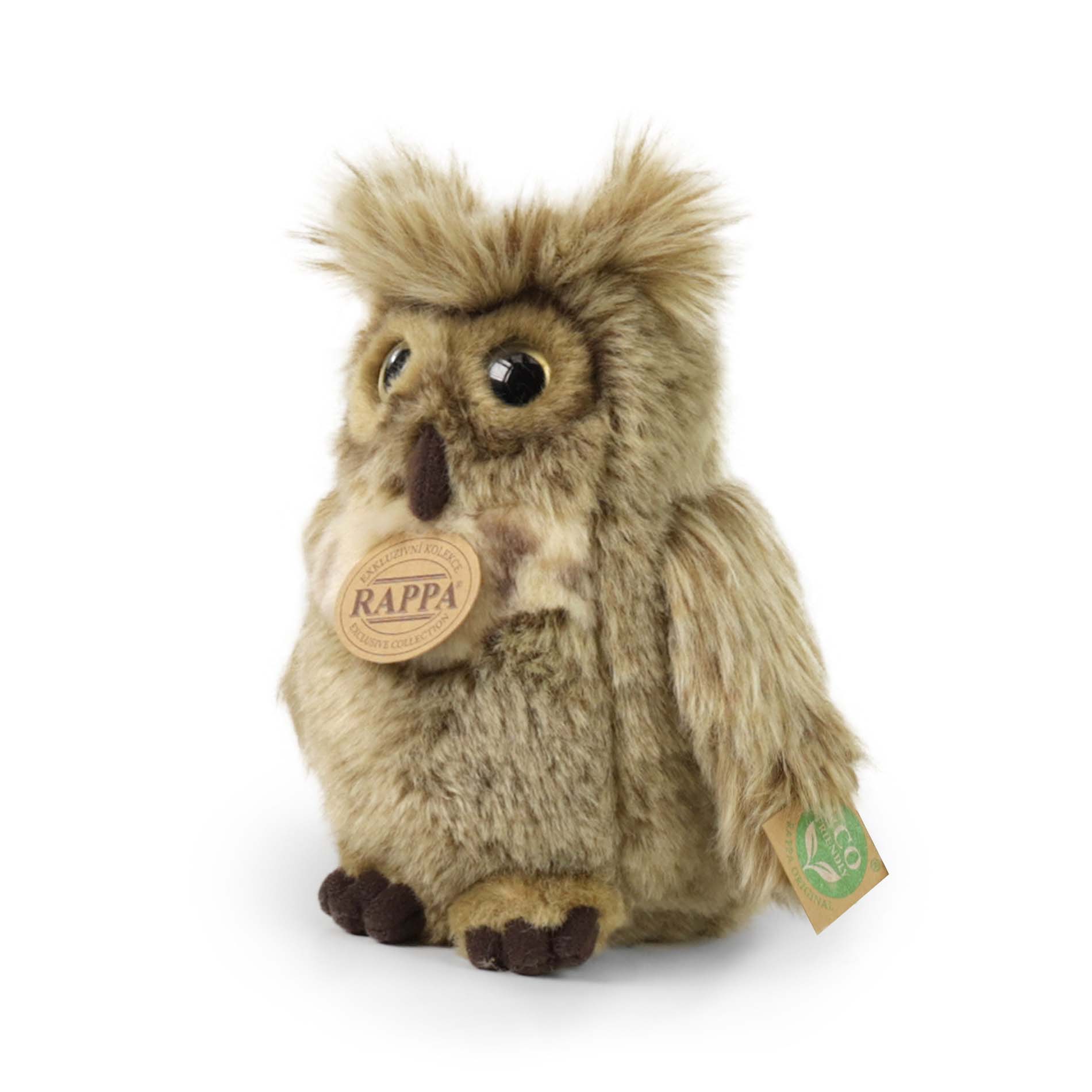 Plyšový výr virginský 17 cm ECO-FRIENDLY