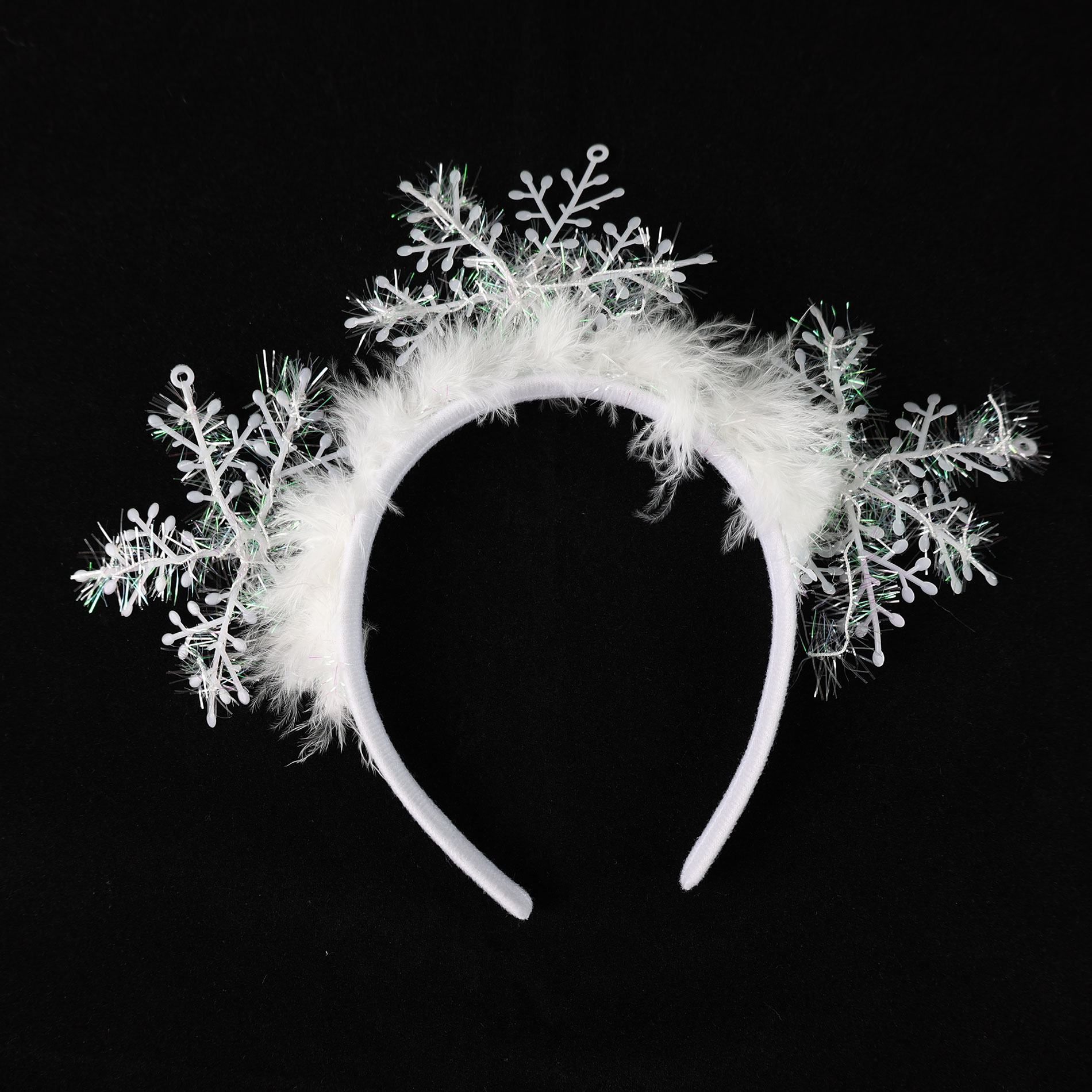 Čelenka vločka s peřím