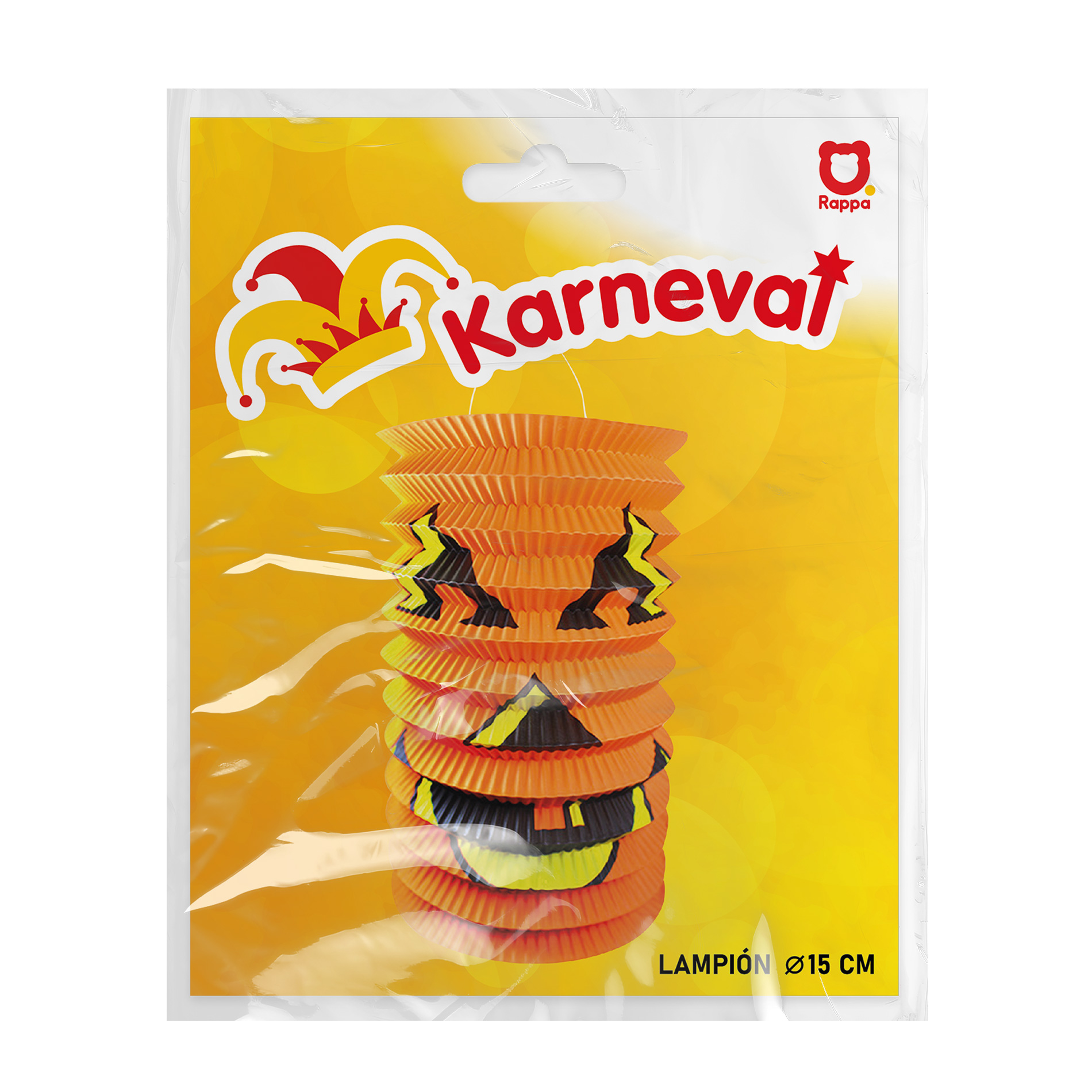 Lampion Halloween dýně 15 cm
