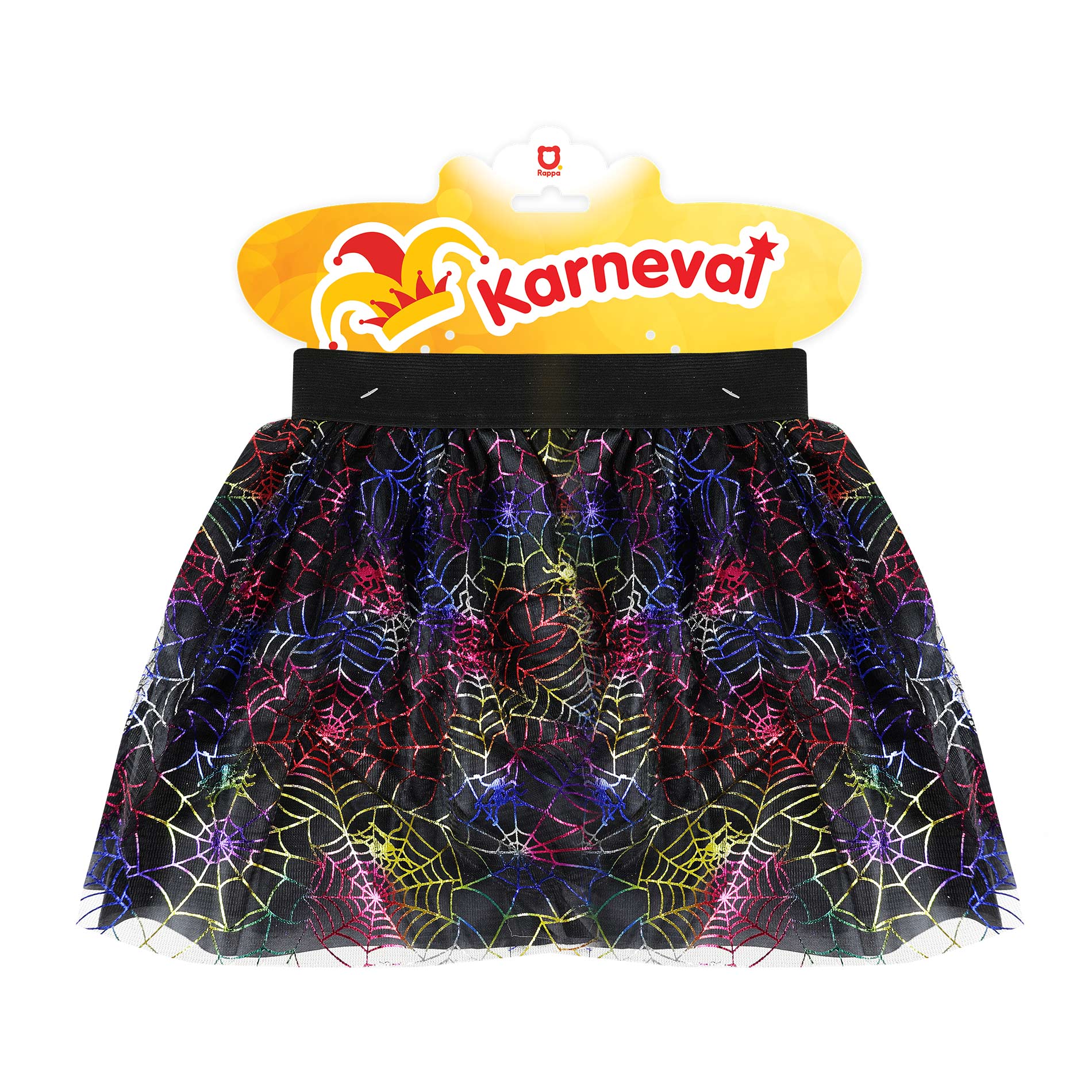 Sukně tutu čarodějnická s pavučinami