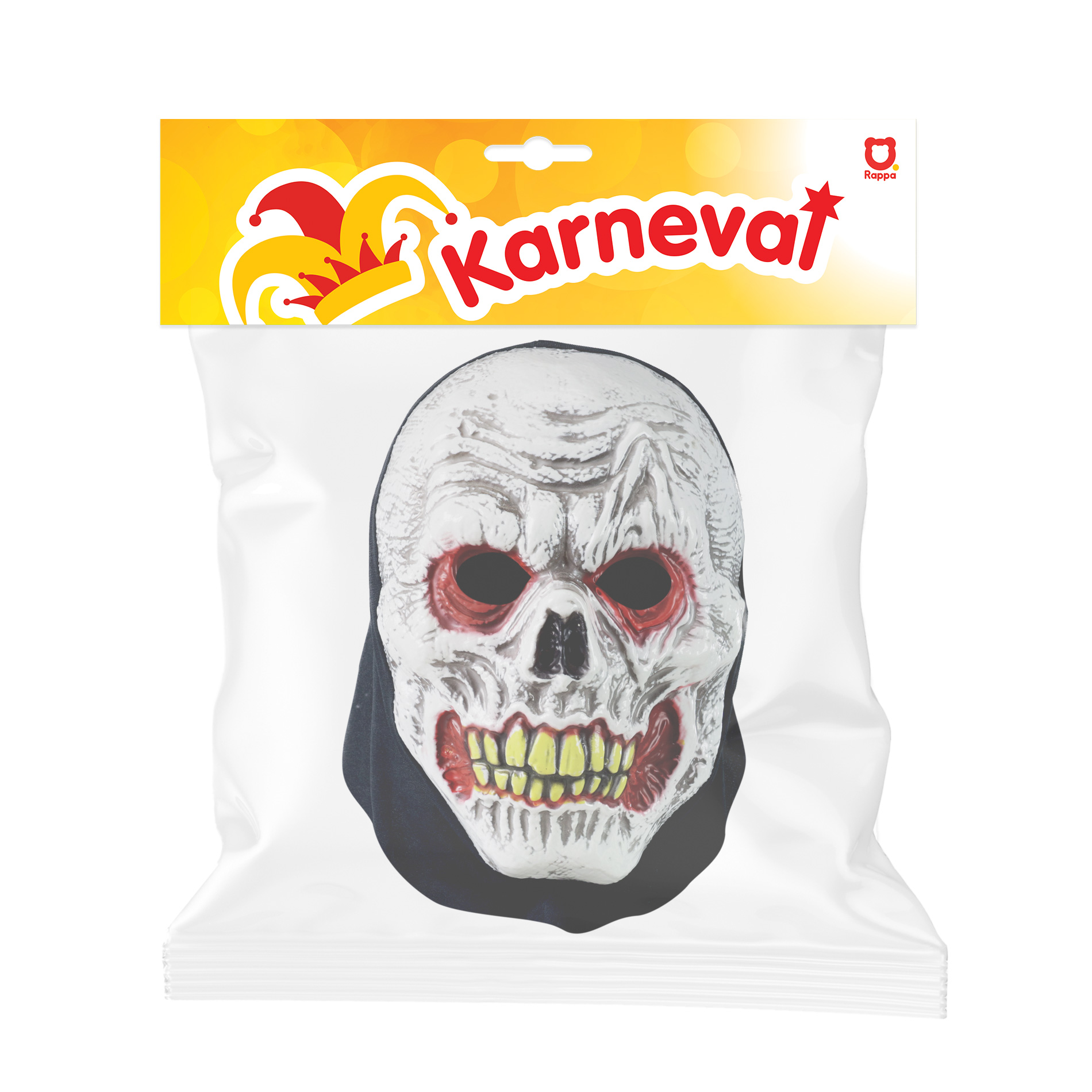 Maska kostlivec se šátkem