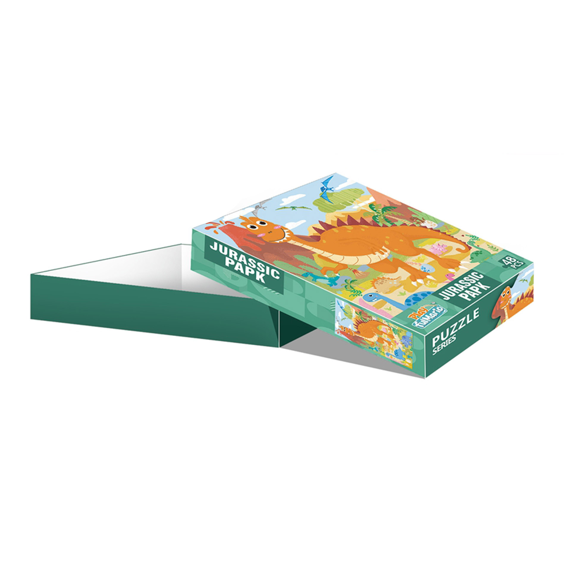 Puzzle s dinosaury 48 dílů 60 x 44 cm