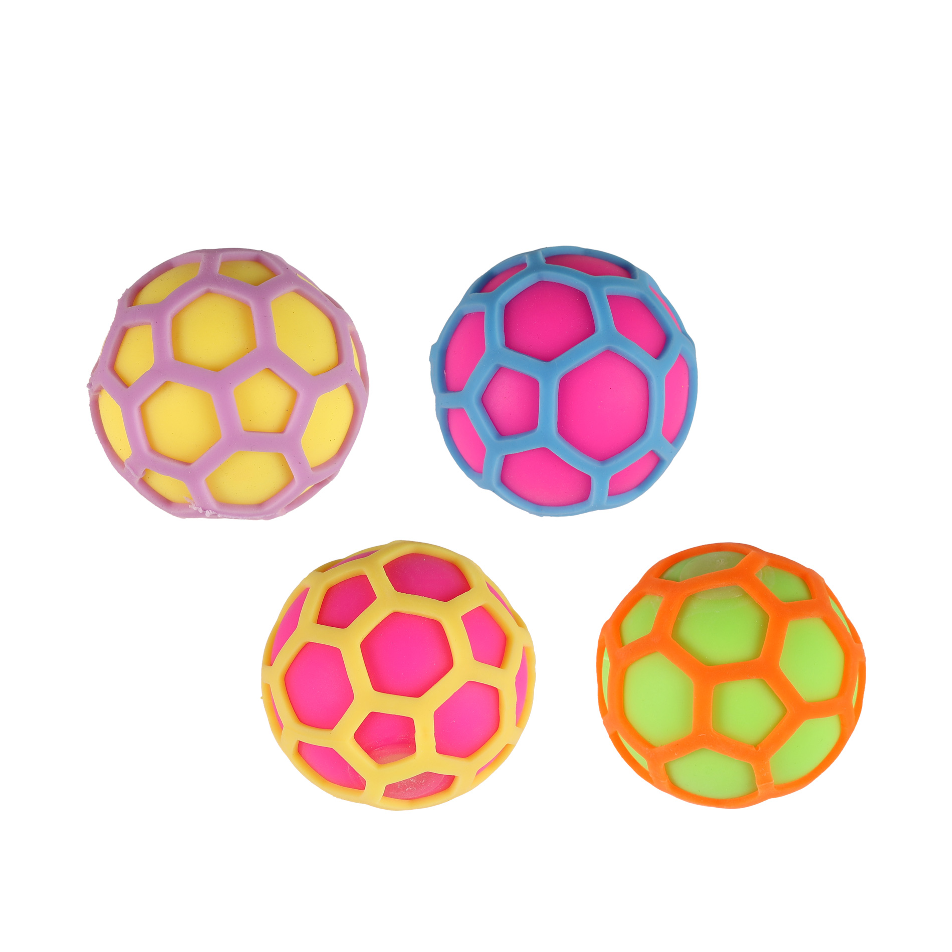 Mačkací míček barevný 7 cm