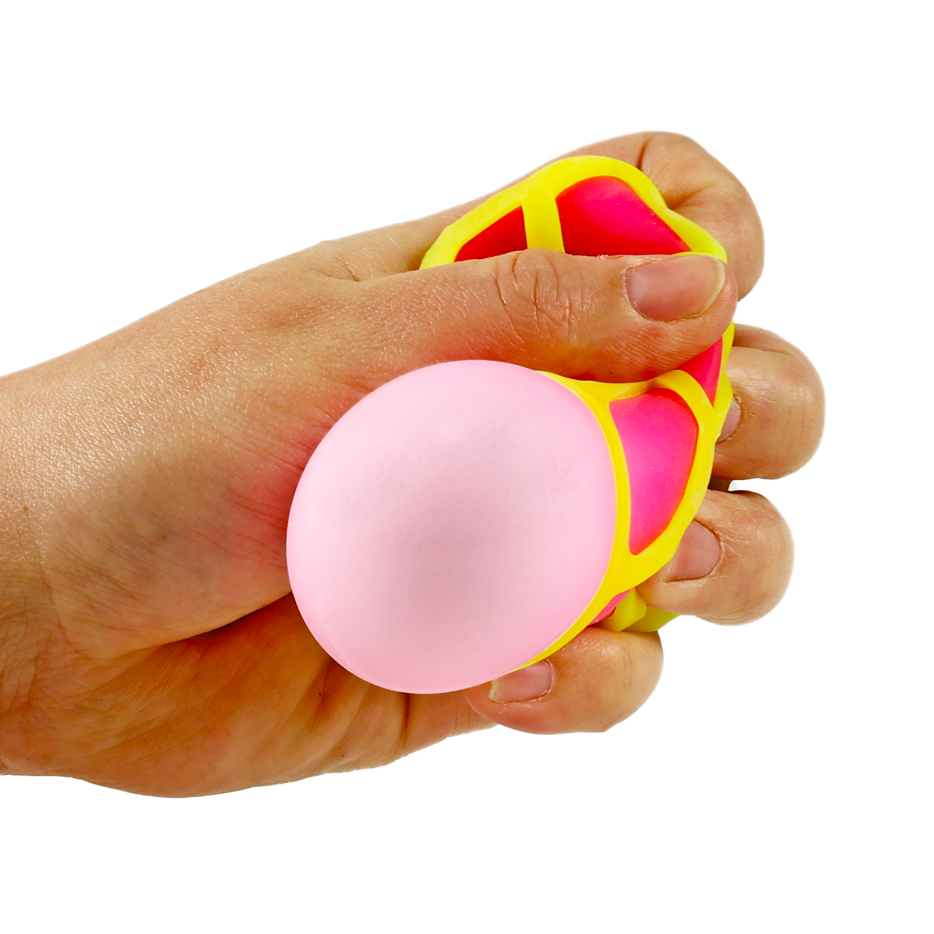 Mačkací míček barevný 7 cm