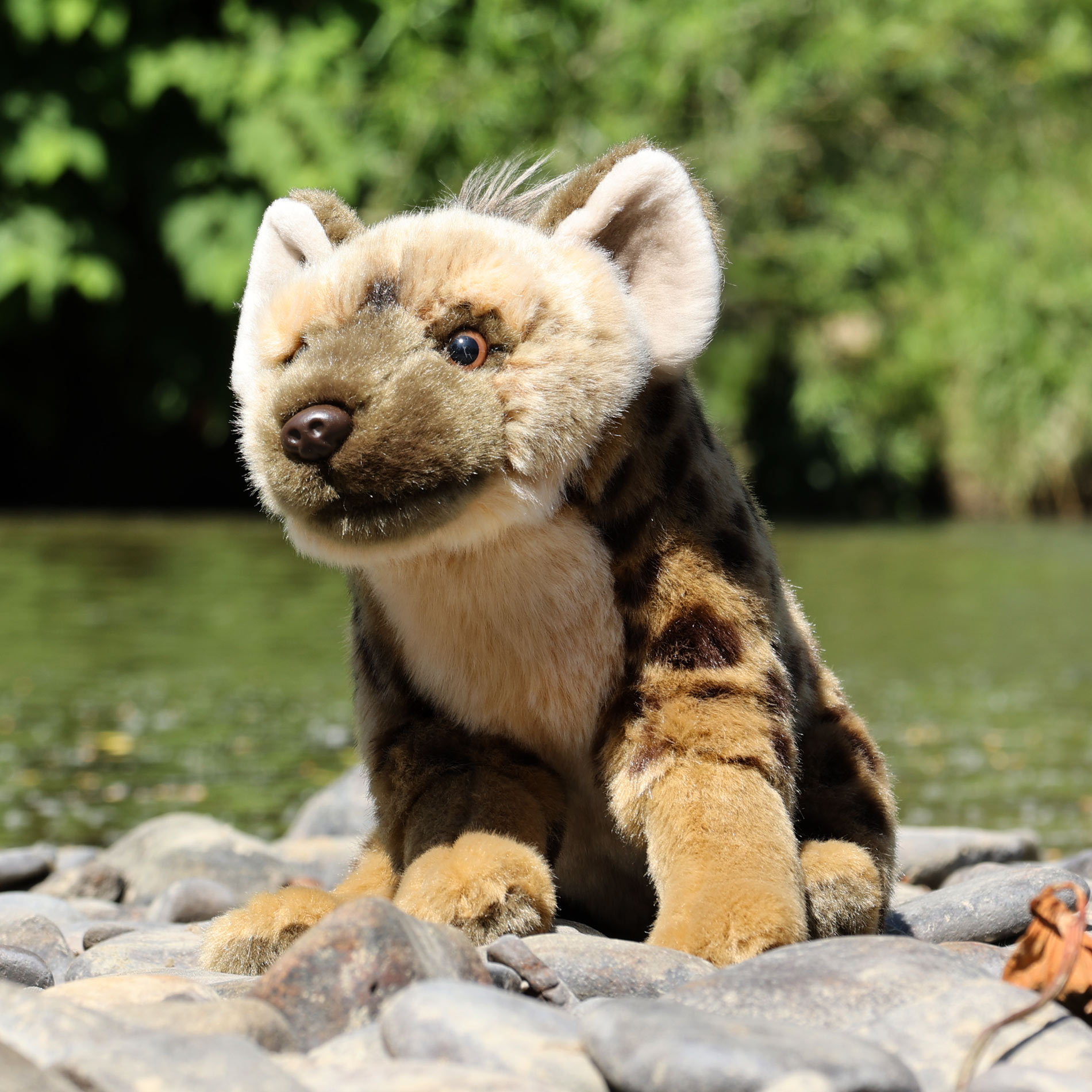 Plyšová hyena skvrnitá 27 cm ECO-FRIENDLY