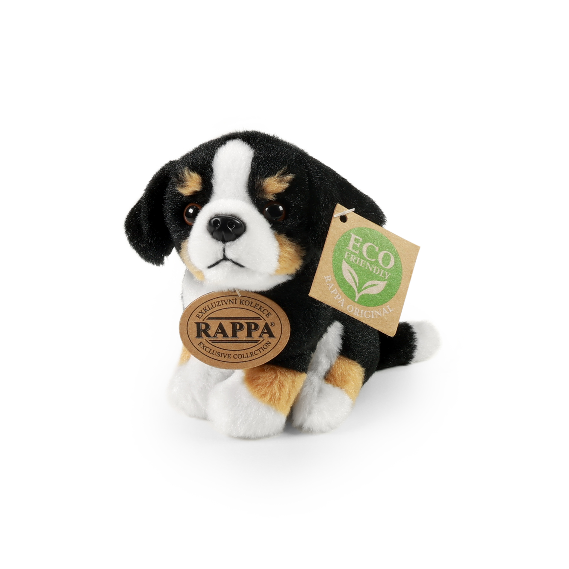 Plyšový pes sedící mix 12 cm ECO-FRIENDLY