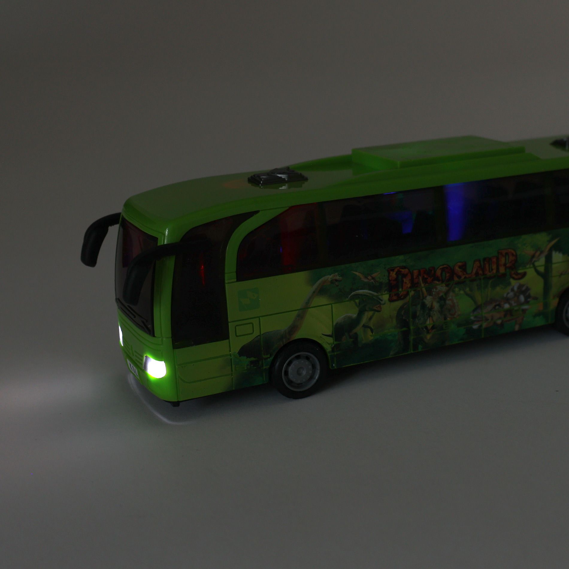 Autobus dino se zvukem a světlem 23 cm