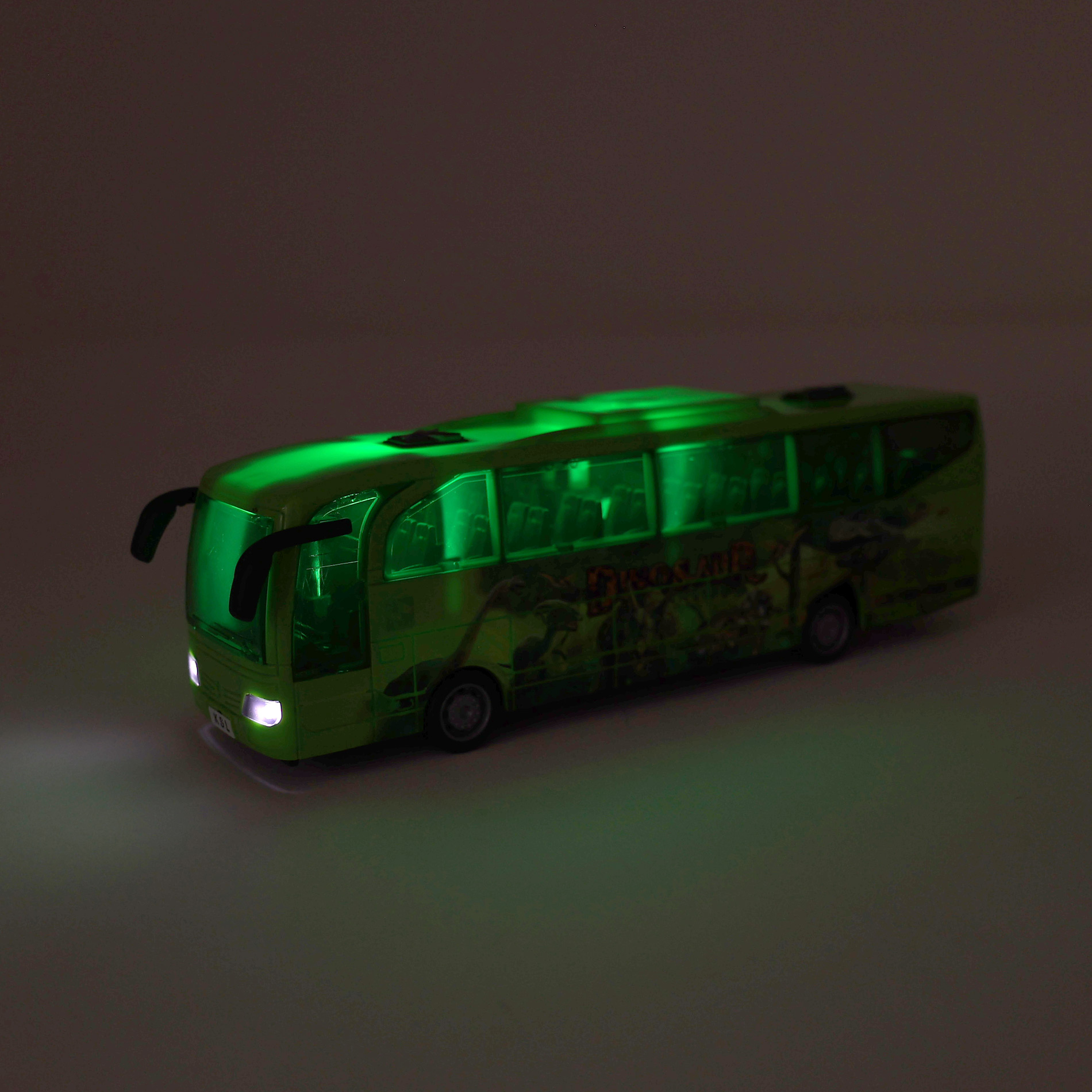Autobus dino se zvukem a světlem 23 cm