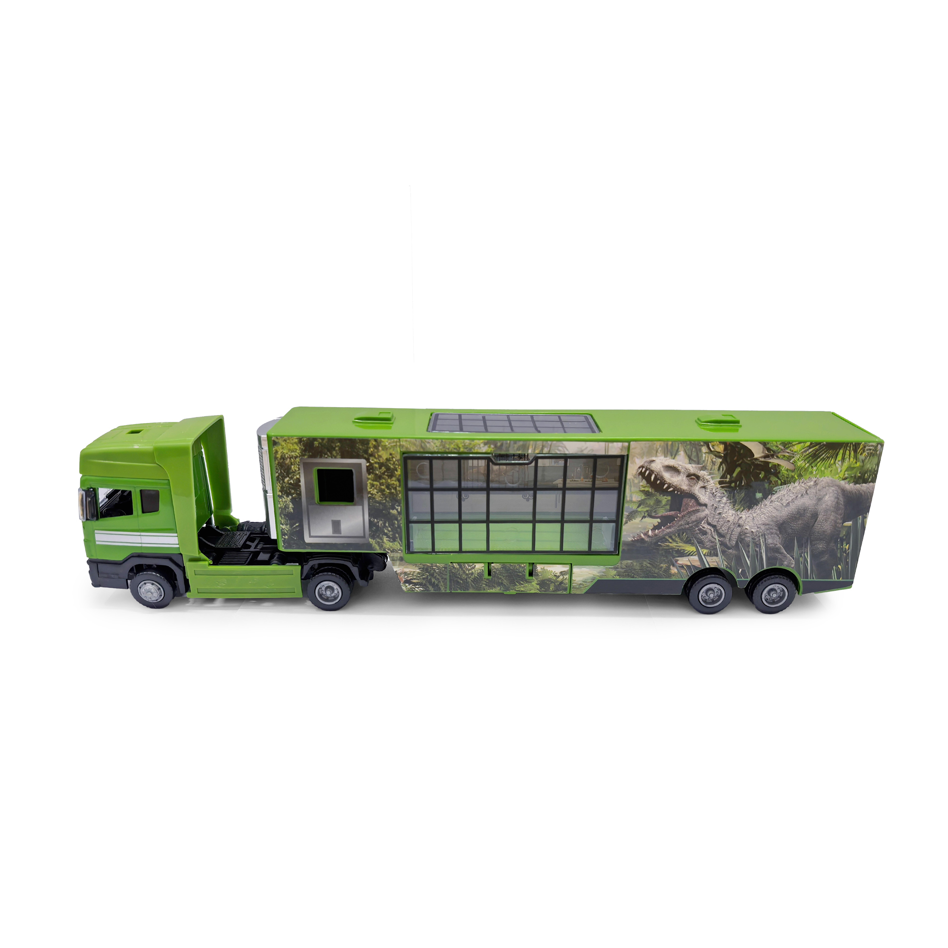 Auto kamion kov/plast s motivem dinosaura I.