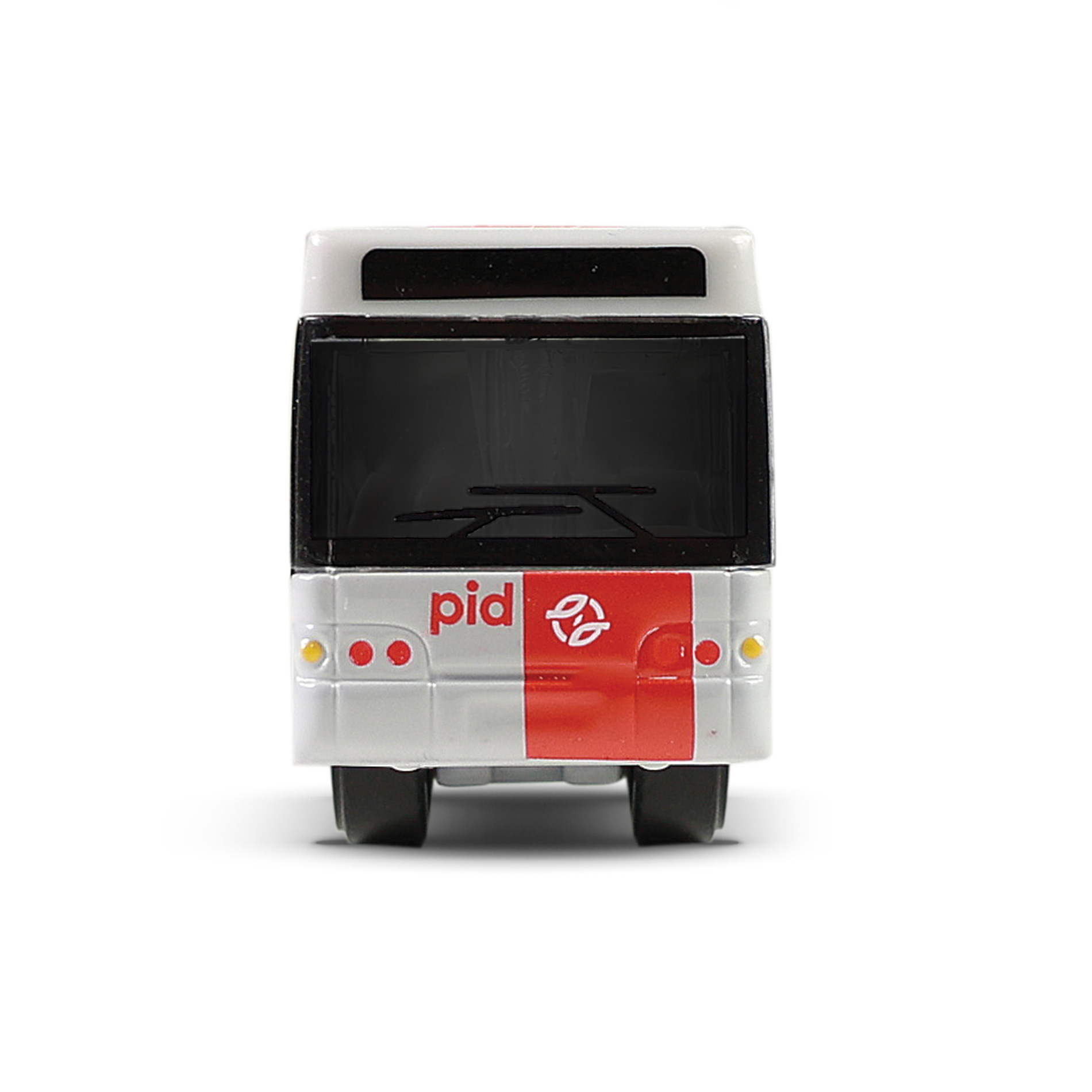 Kovový autobus PID Praha červený 8 cm