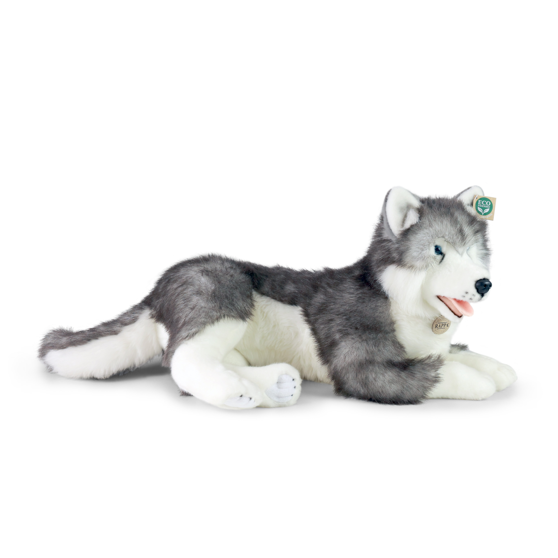 Velký plyšový pes husky 60 cm ECO-FRIENDLY